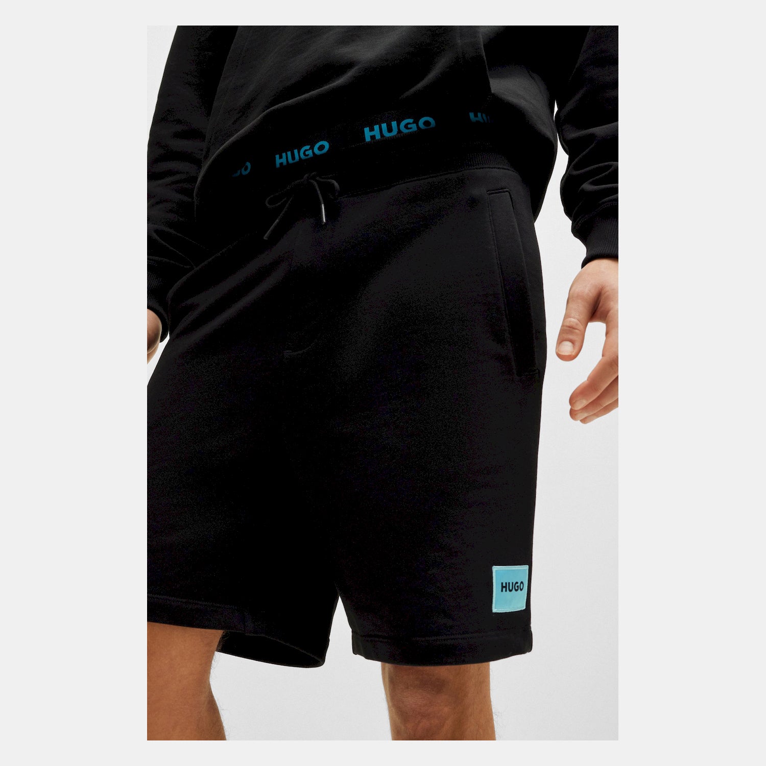 Hugo Calcao Shorts Diz222 Black Preto_shot3