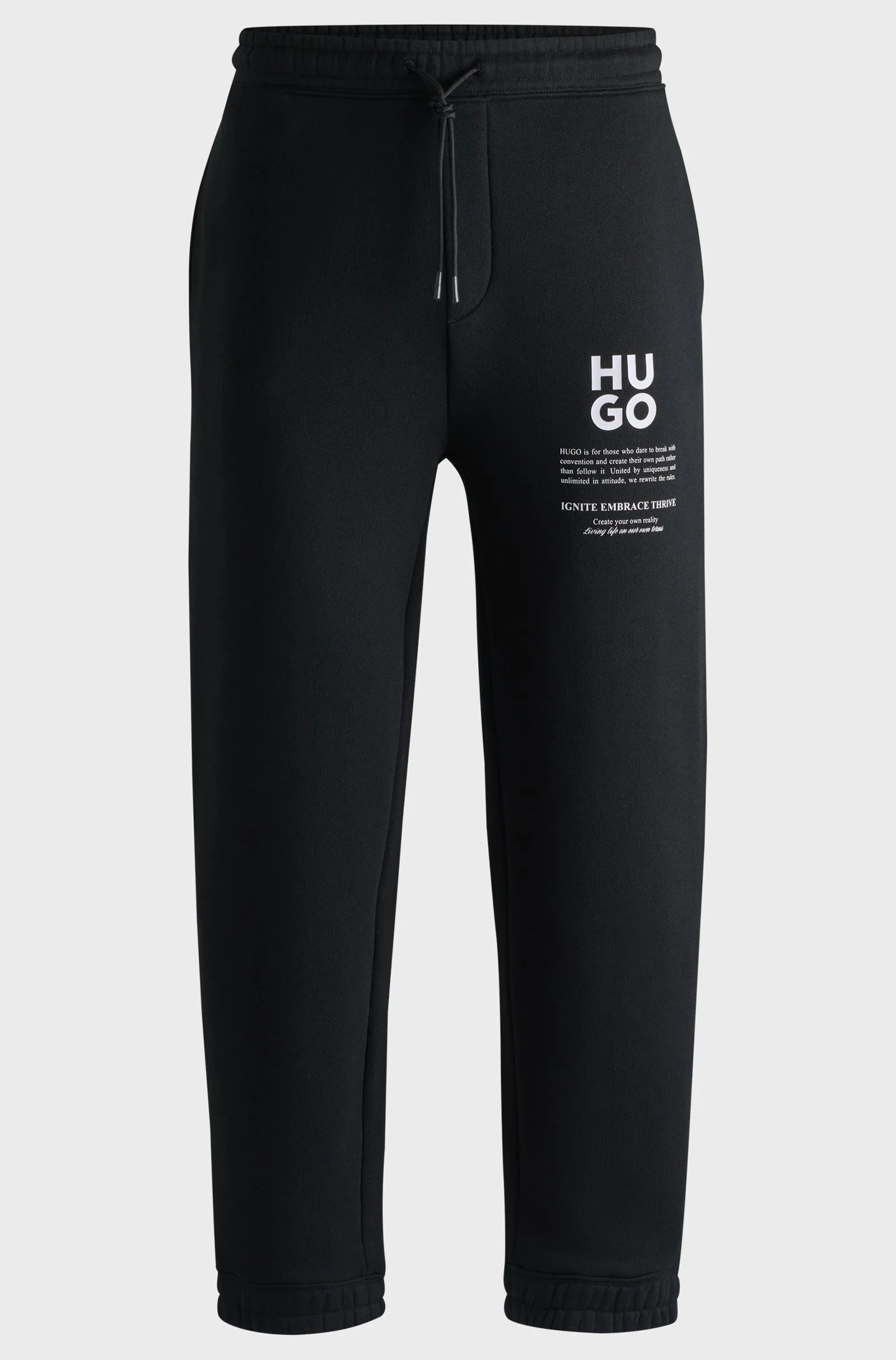 Hugo Calcas Training Pants Dapurlonga Black Preto_shot1