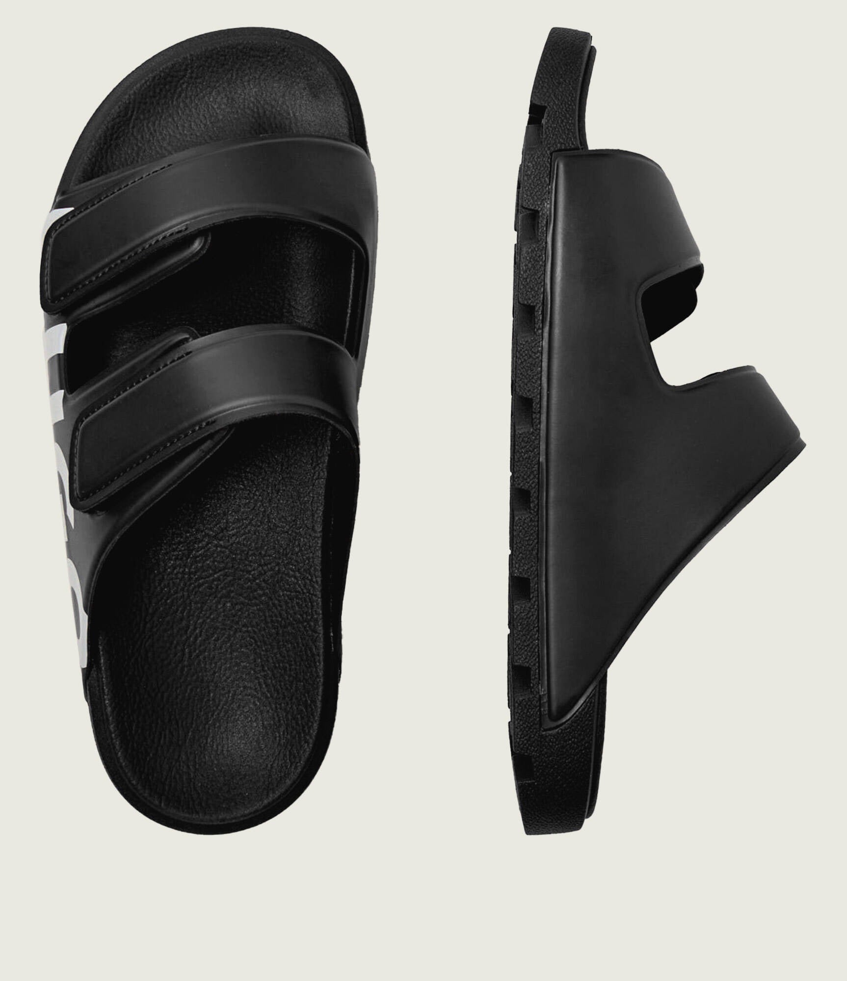 Hugo Sandalias Sandals Evander Sand L Blk White Preto Branco_shot4