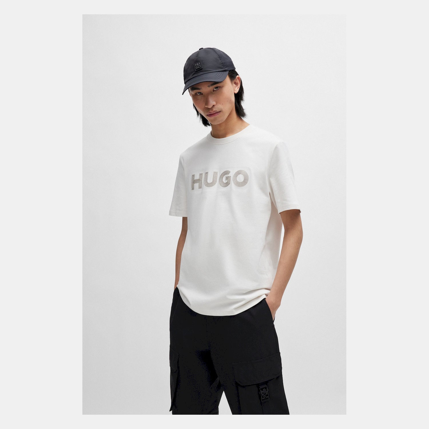 Hugo T Shirt Drochet White Branco_shot2