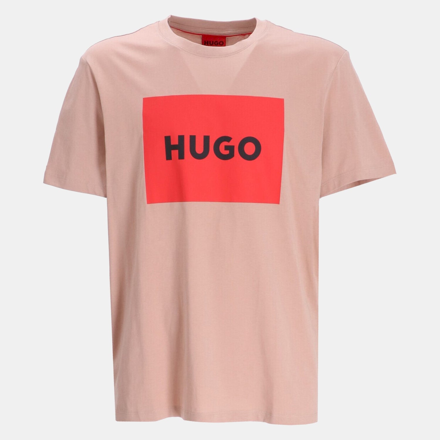 Hugo T Shirt Dulive222 Beige Red Beige Vermelho_shot1