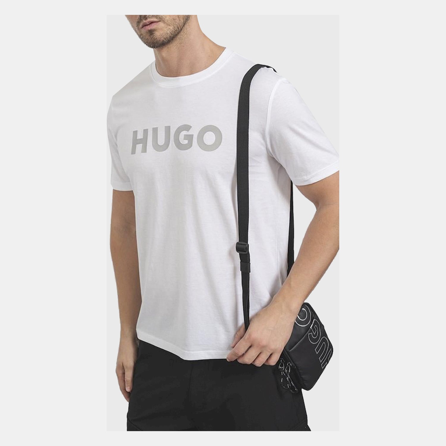 Hugo T Shirt Dulivio U241 White Branco_shot1