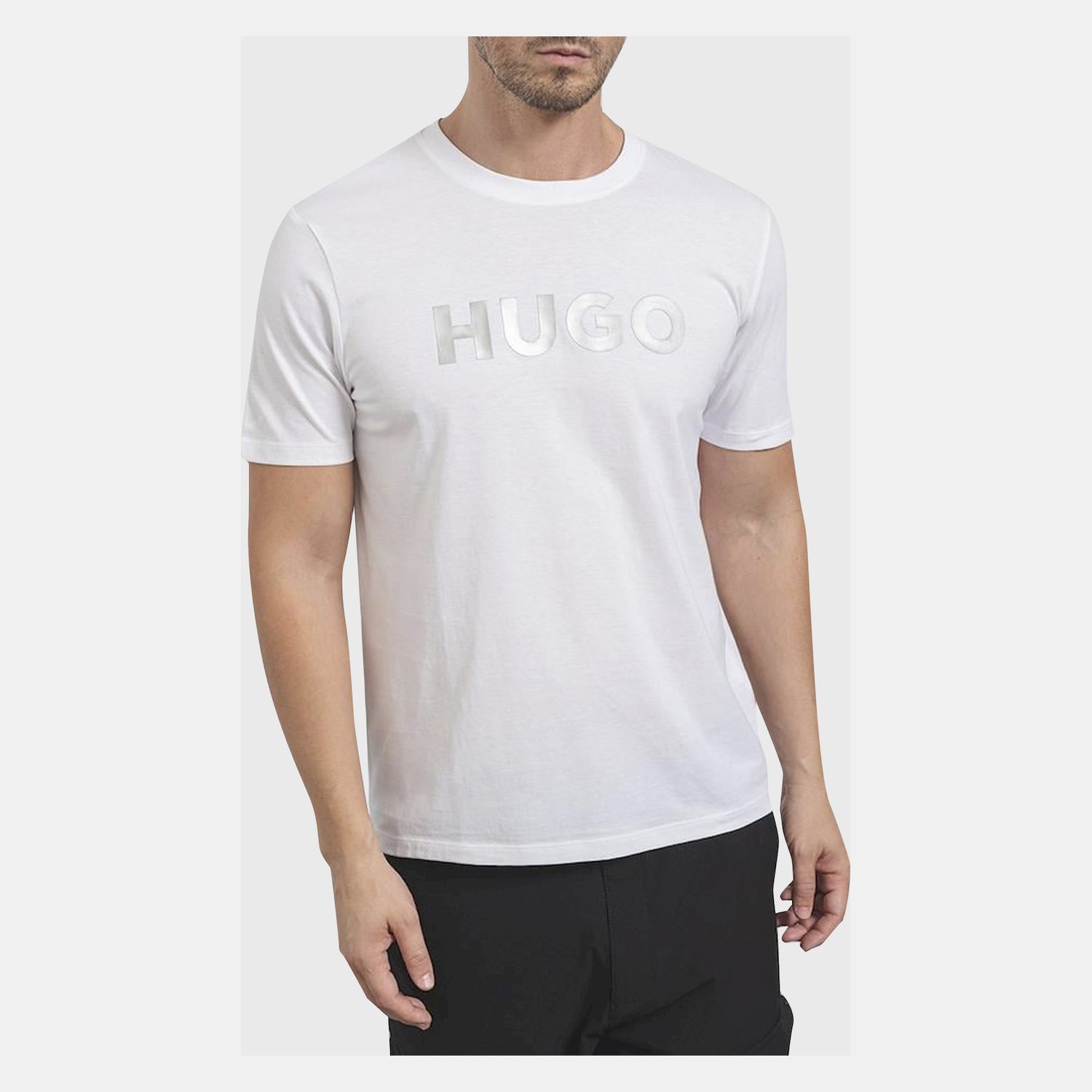 Hugo T Shirt Dulivio U241 White Branco_shot2