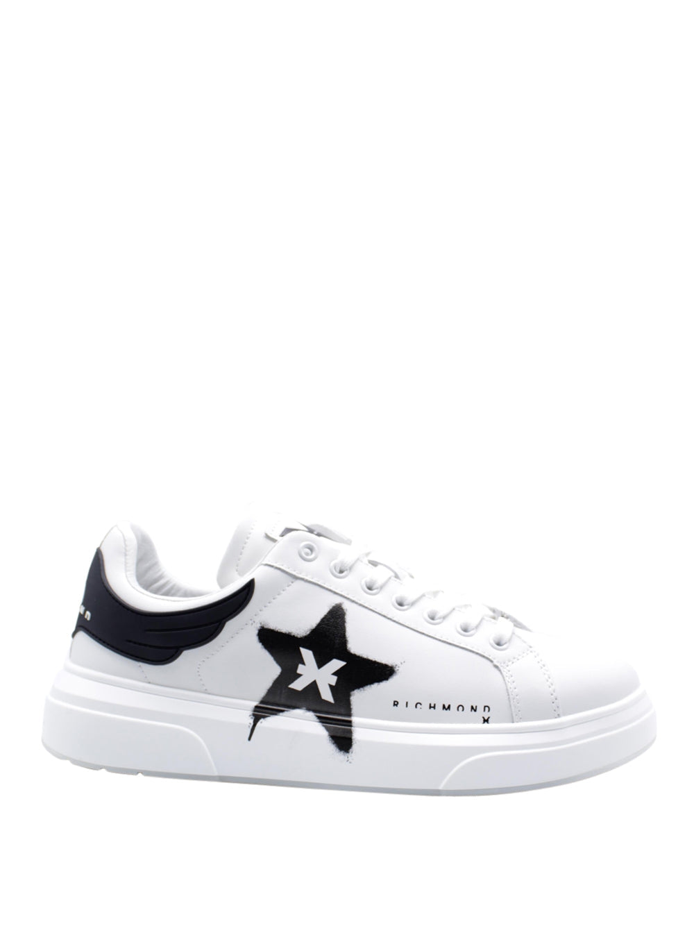 John Richmond Sapatilhas Sneakers Shoes 25313 White Blk Branco Preto_shot2