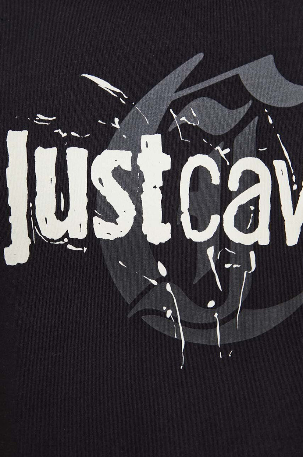 Just Cavalli T Shirt 76oahg11 Black Preto_shot4