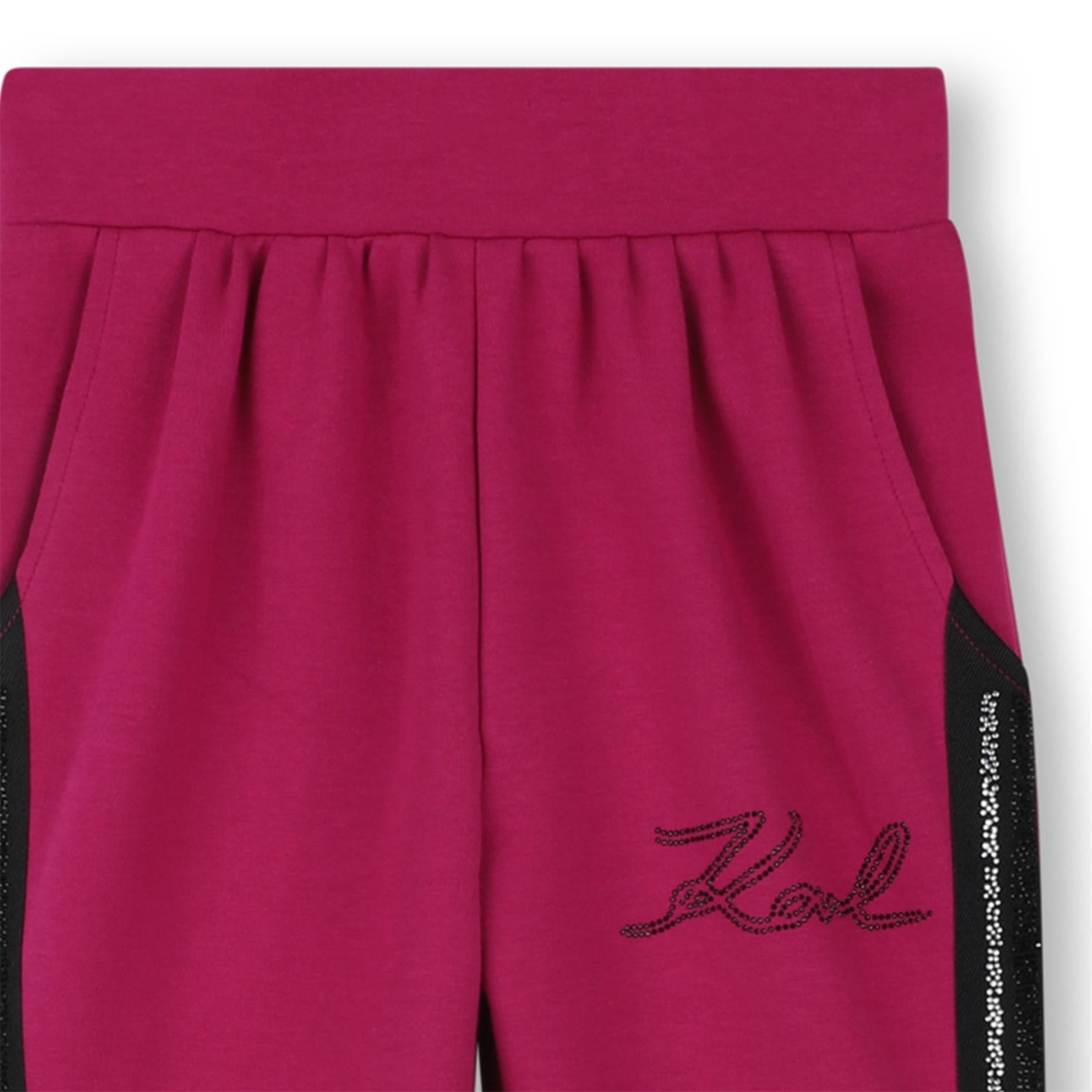 Karl Lagerfeld Calcas Training Pants Klz30596 Pink Rosa_shot4