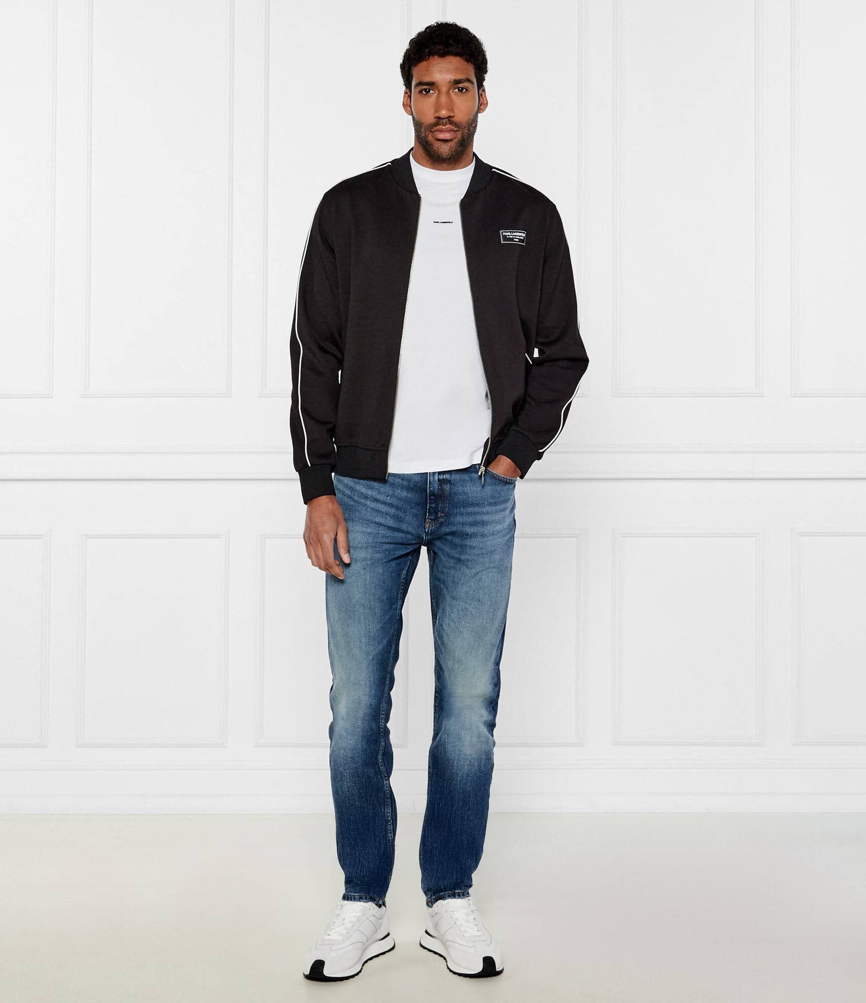 Karl Lagerfeld Camisola Hoodie Kl705019 Black Preto_shot2