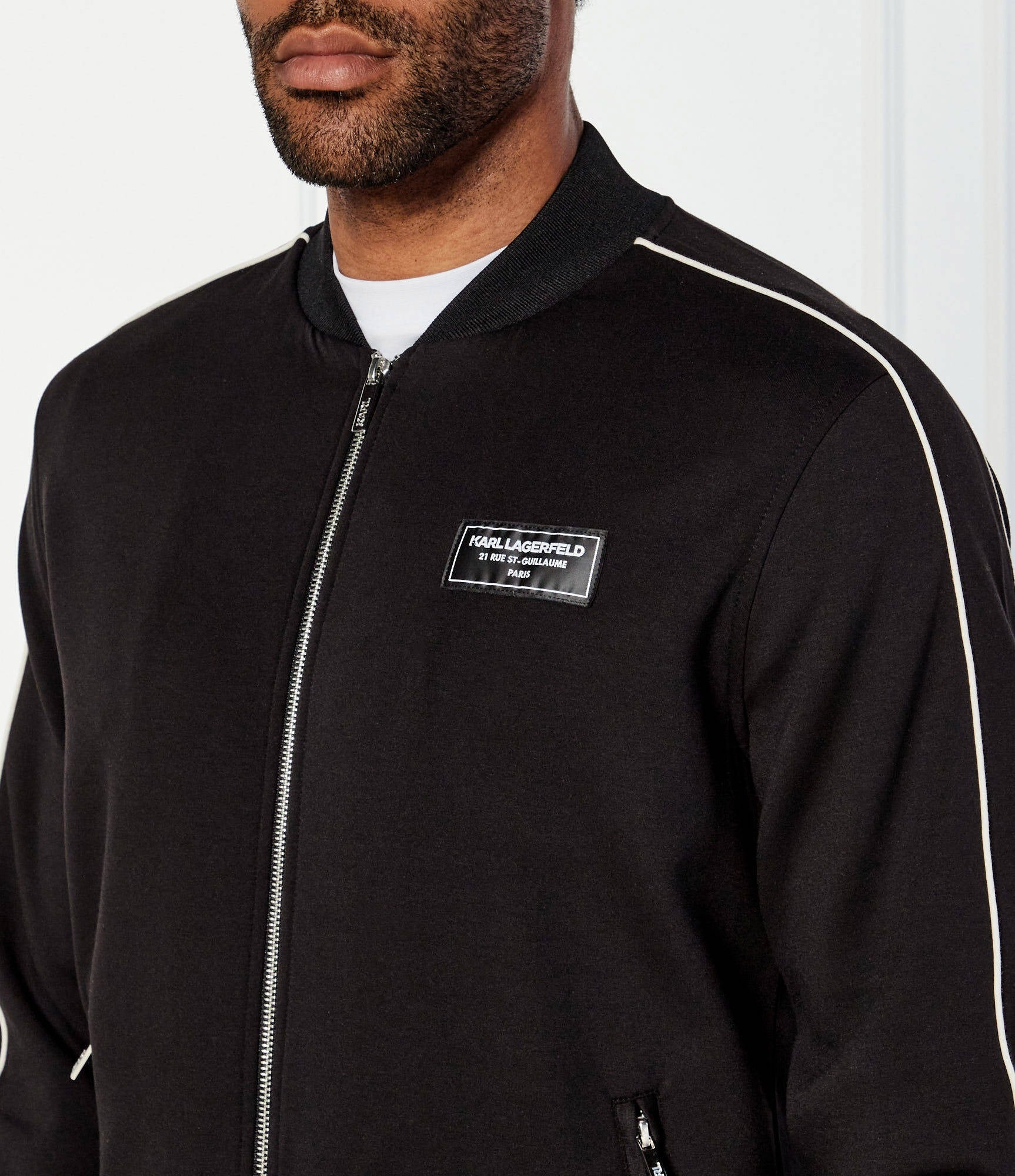 Karl Lagerfeld Camisola Hoodie Kl705019 Black Preto_shot4