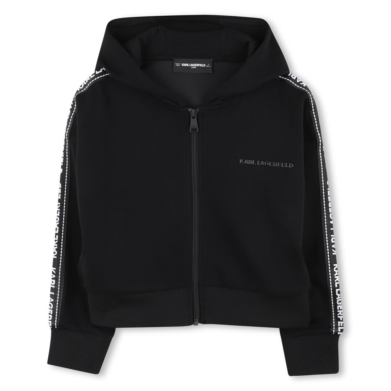 Karl Lagerfeld Camisola Hoodie Klz30609 Black Preto_shot2