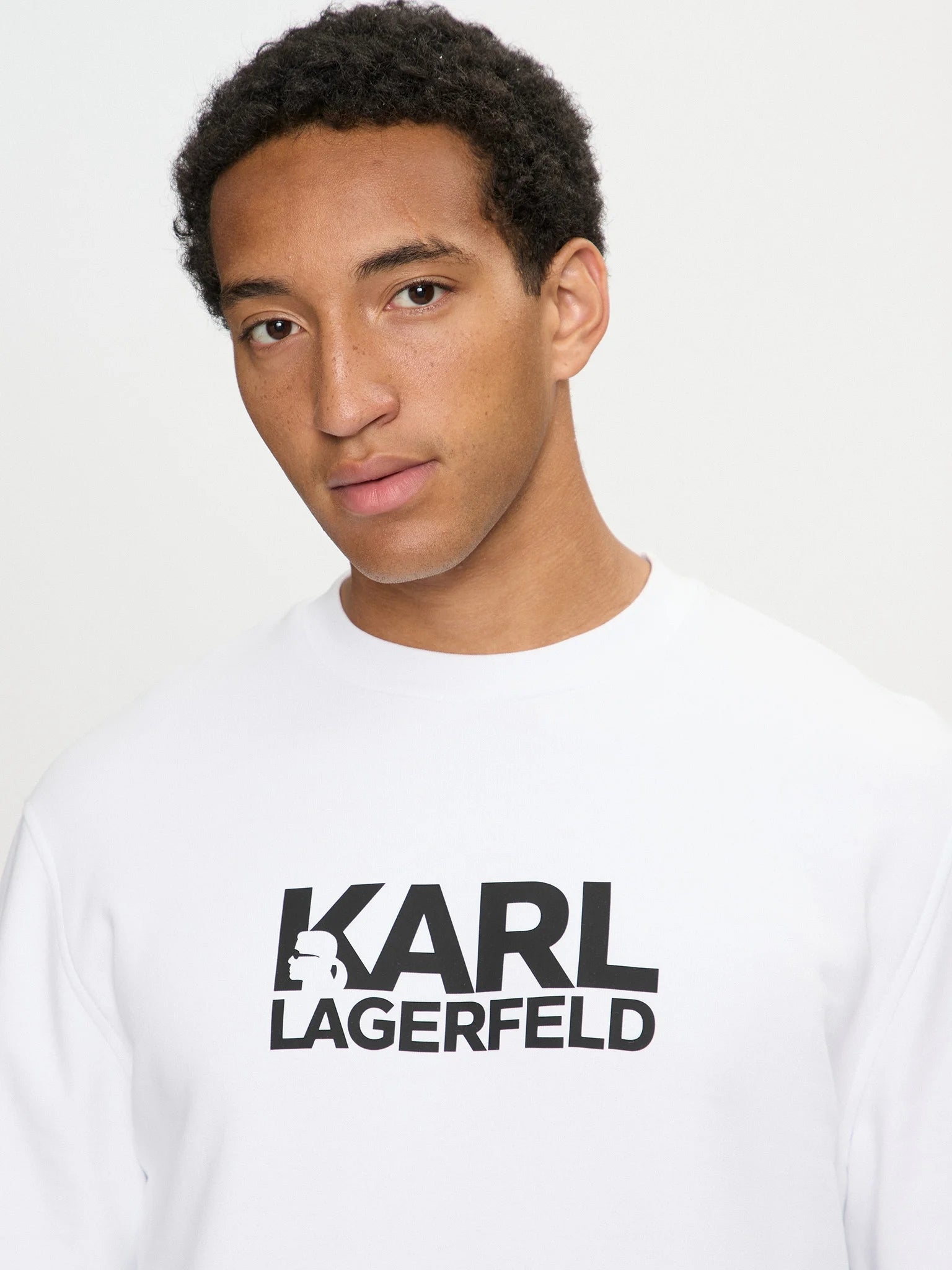 Karl Lagerfeld Camisola Sweat Kl705091 White Branco_shot3