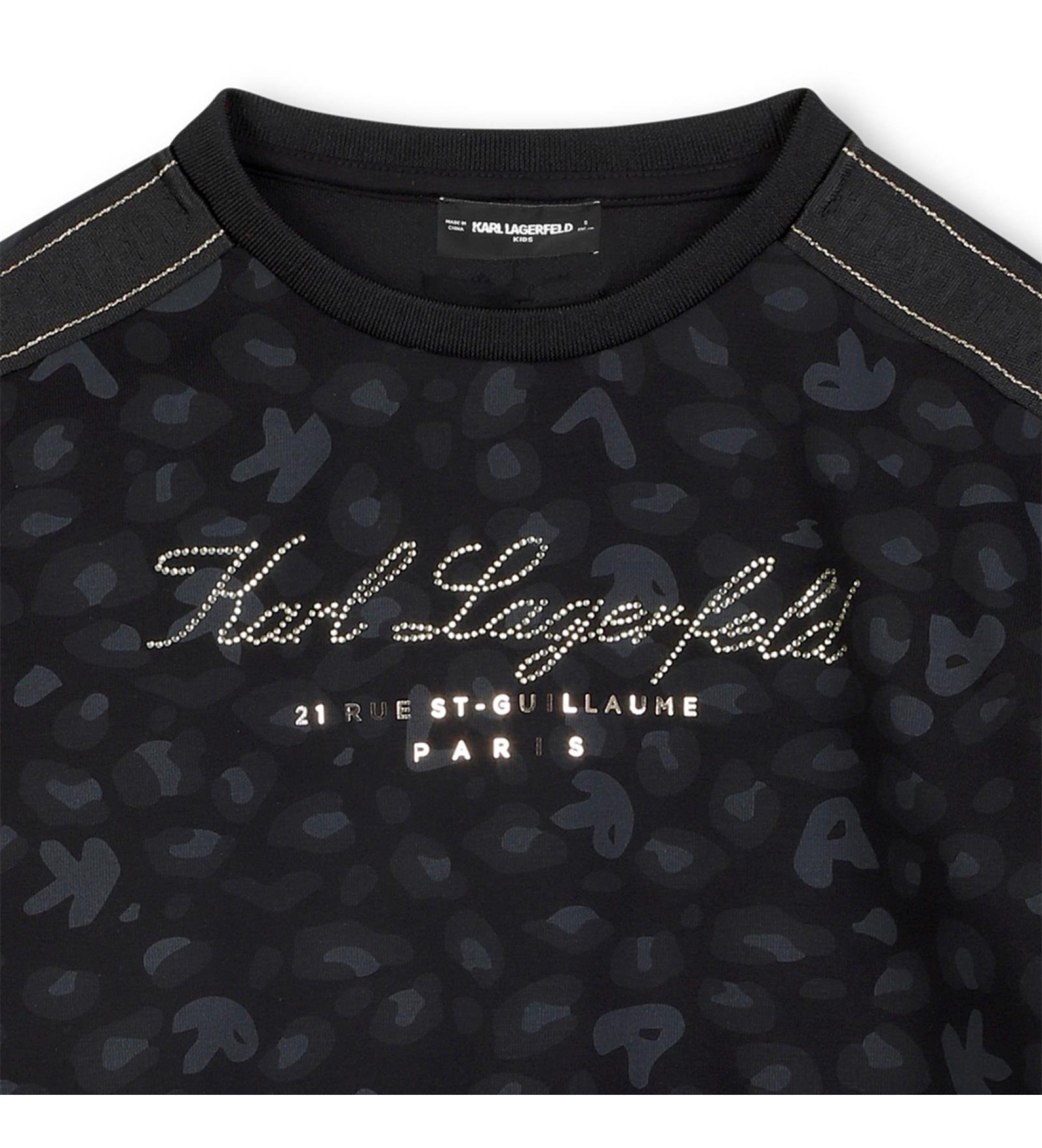 Karl Lagerfeld Camisola Sweat Klz30608 Black Preto_shot1