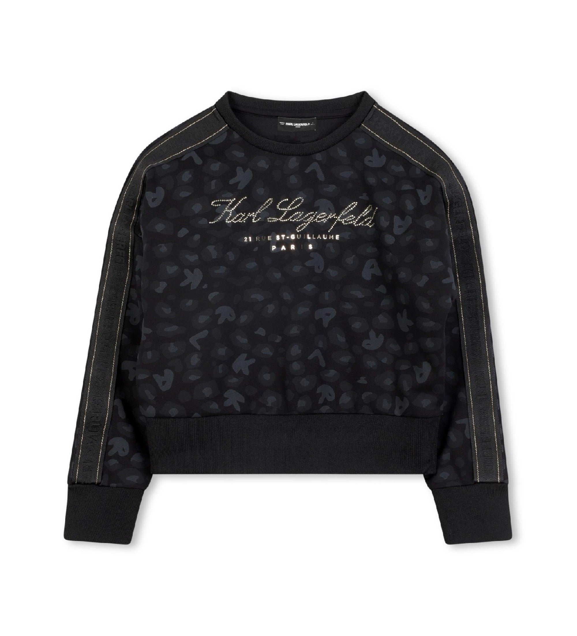 Karl Lagerfeld Camisola Sweat Klz30608 Black Preto_shot2