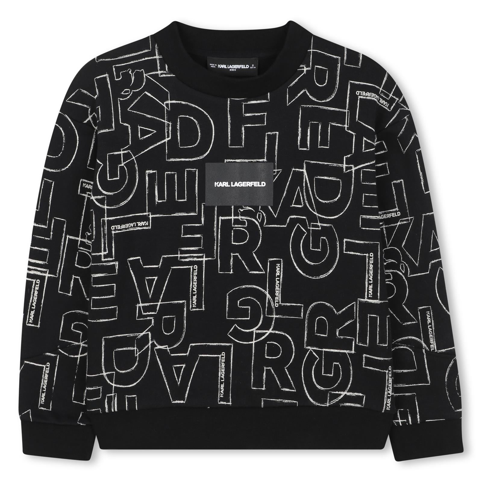 Karl Lagerfeld Camisola Sweat Klz30642 Black.logo Preto_shot2