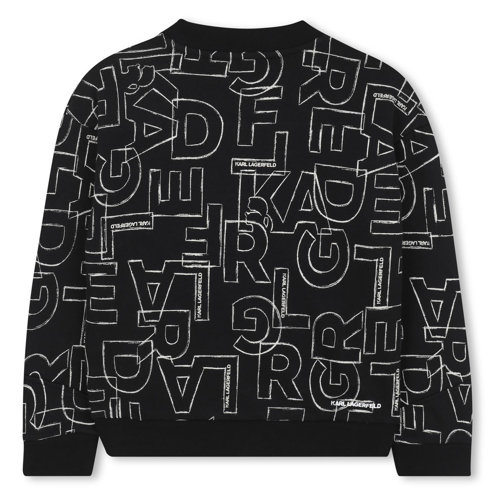 Karl Lagerfeld Camisola Sweat Klz30642 Black.logo Preto_shot3