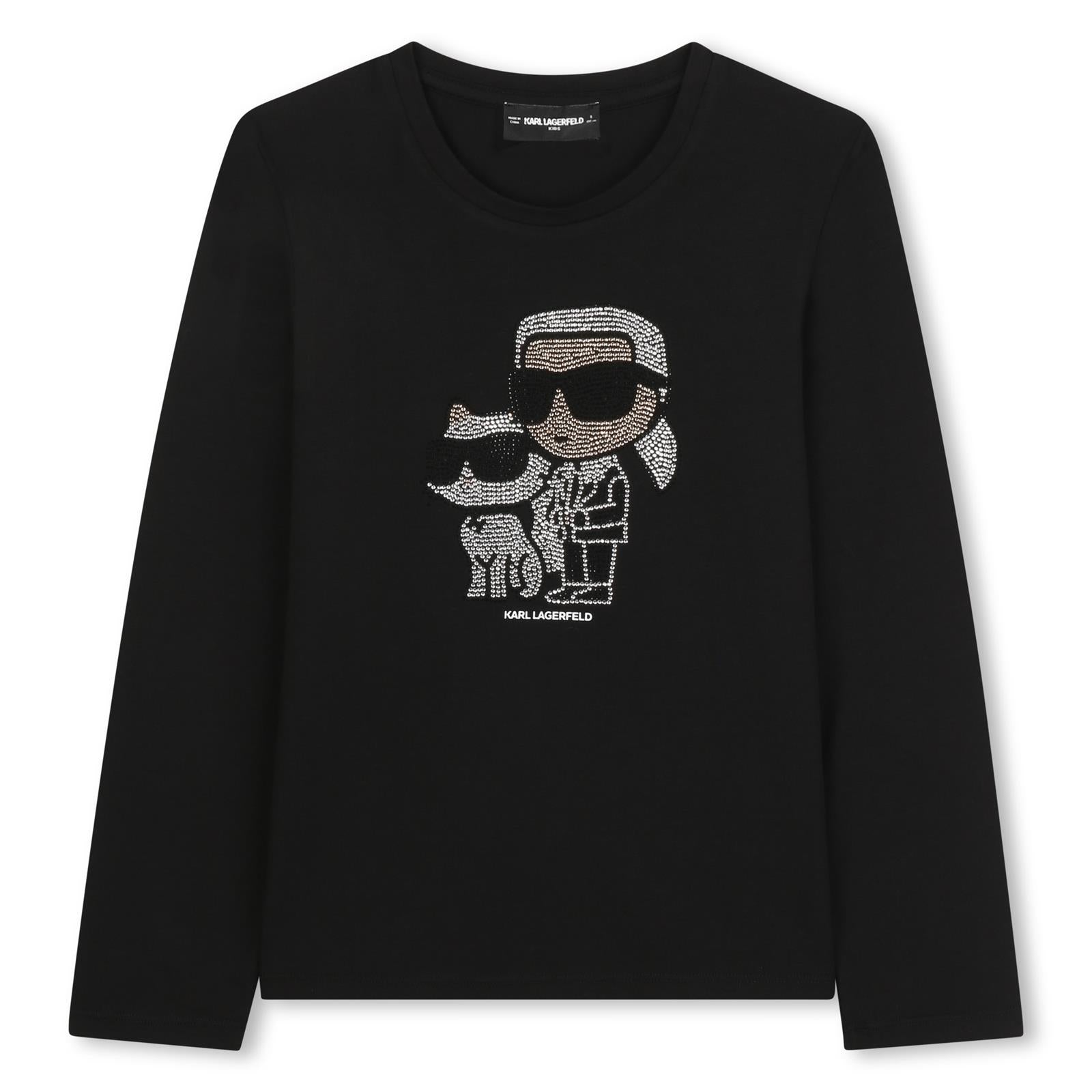 Karl Lagerfeld Camisola Sweat Klz30940 Black Preto_shot2