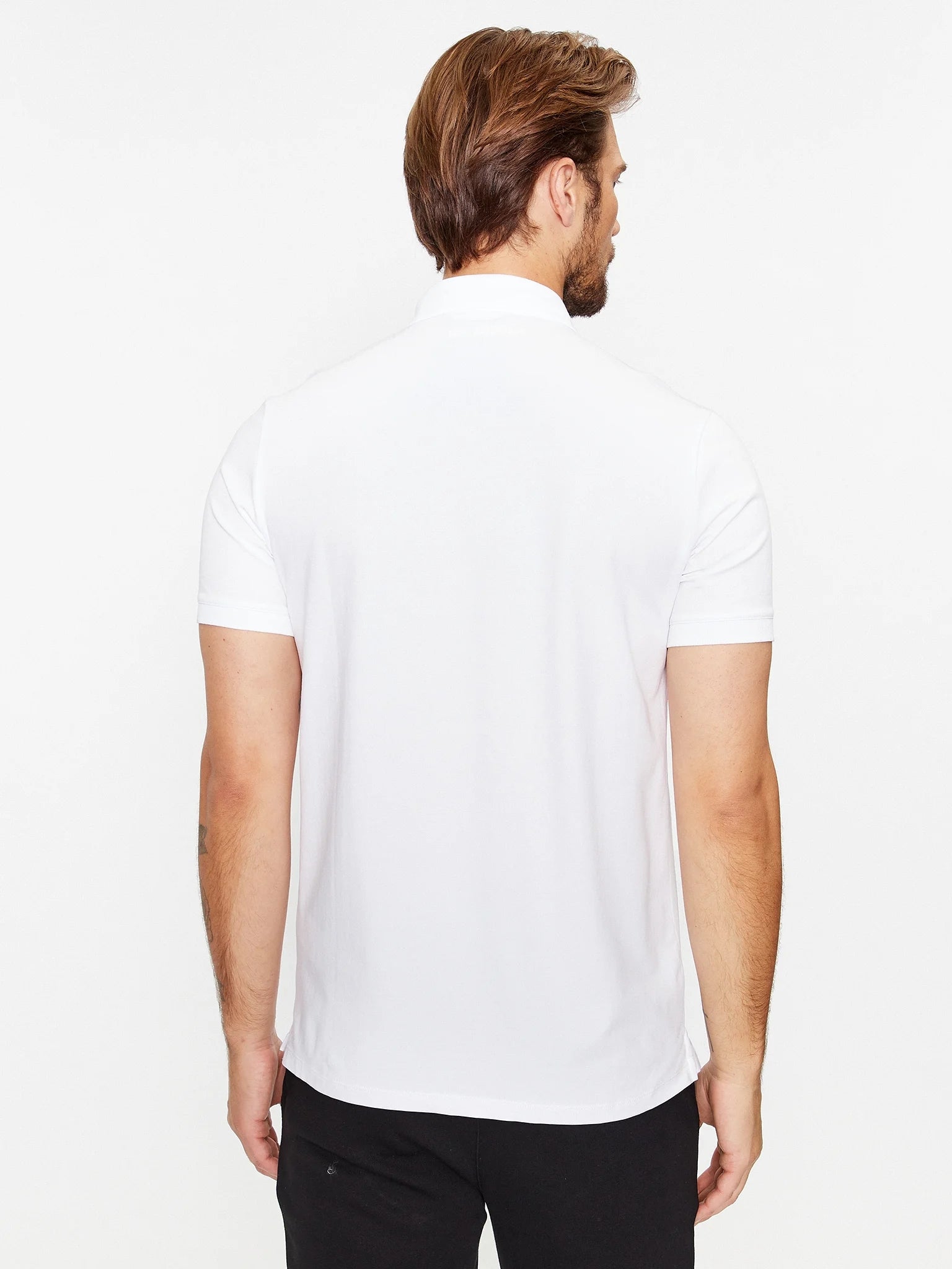 Karl Lagerfeld Polo  Kl745022 White Branco_shot2