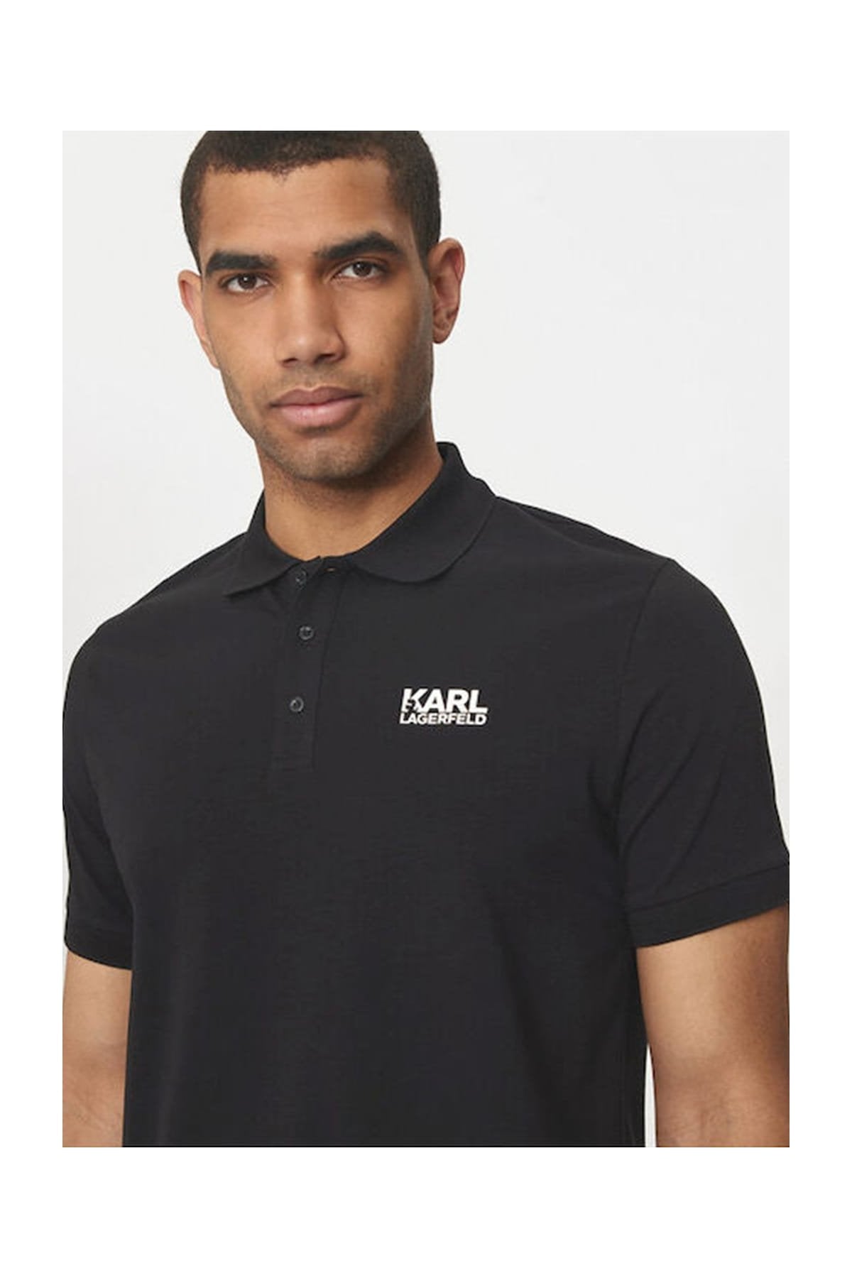 Karl Lagerfeld Polo  Kl745088 Black Preto_shot2