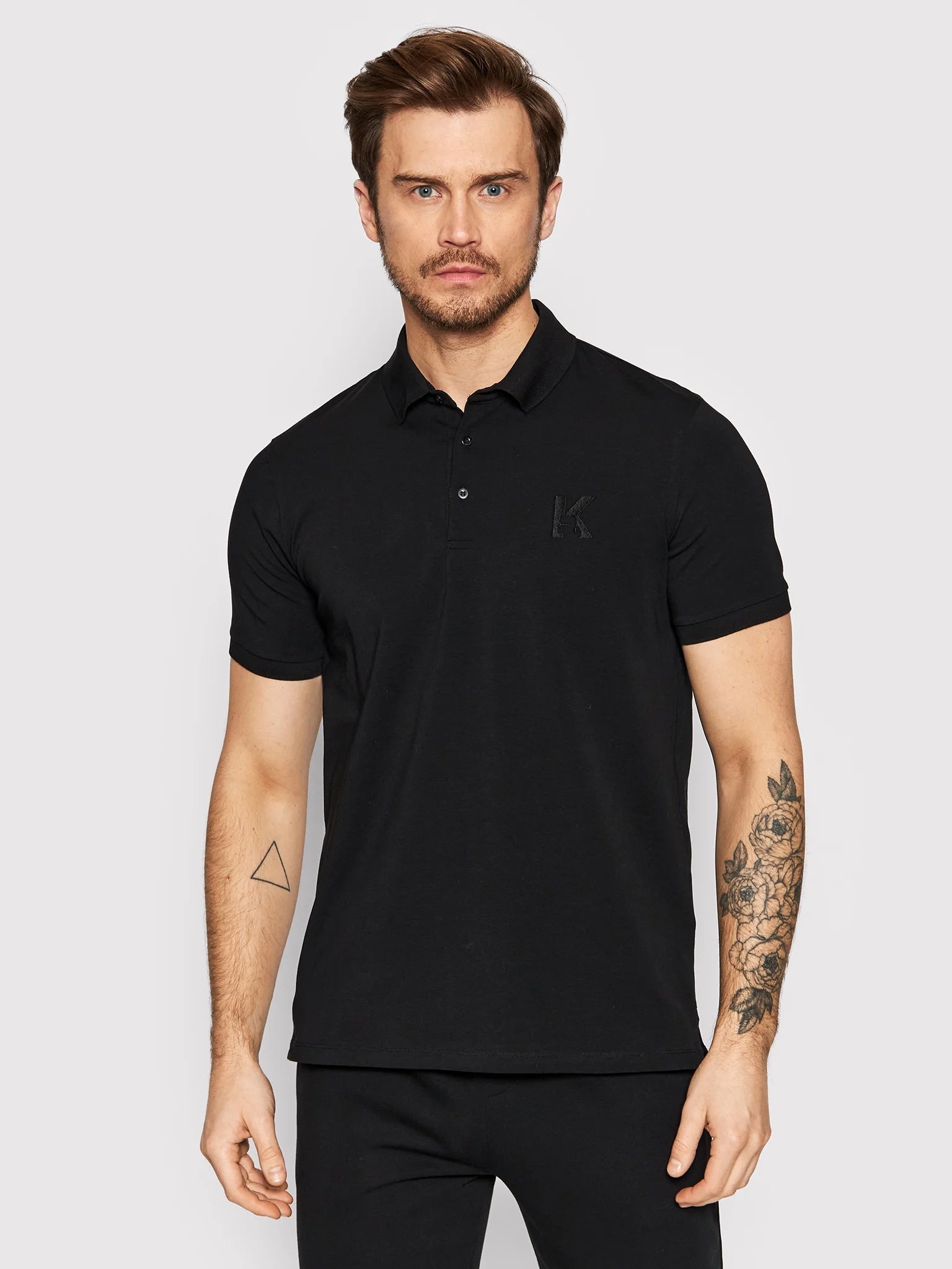 Karl Lagerfeld Polo  Kl745890 Black Preto_shot1