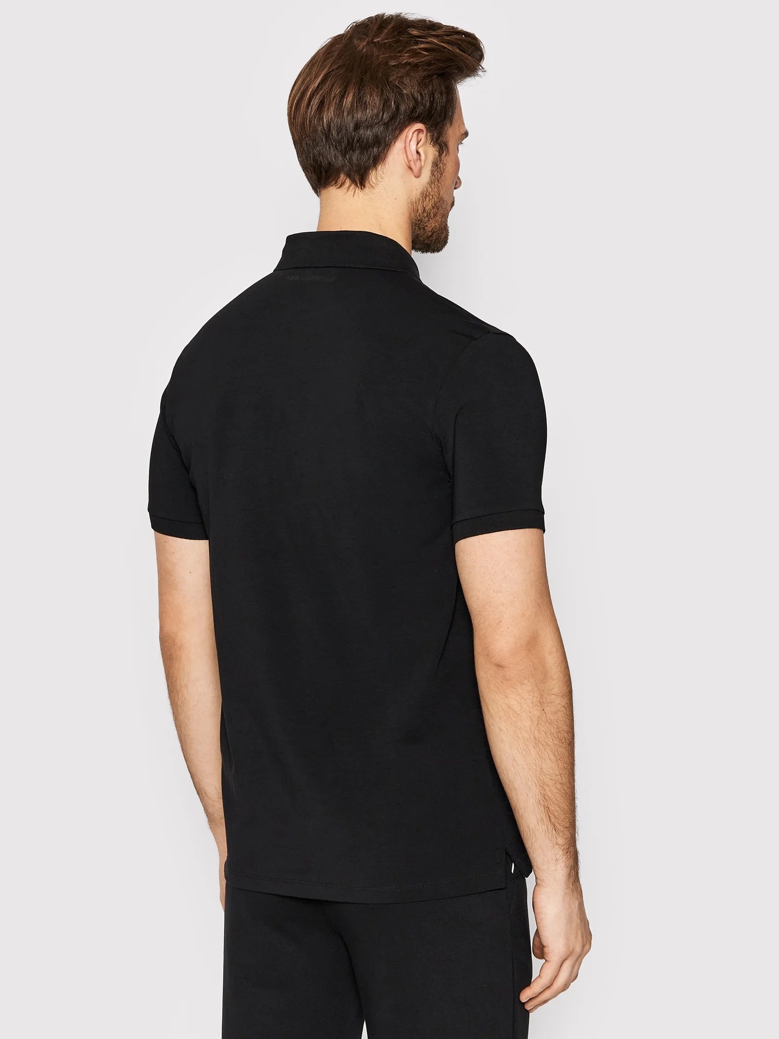 Karl Lagerfeld Polo  Kl745890 Black Preto_shot4