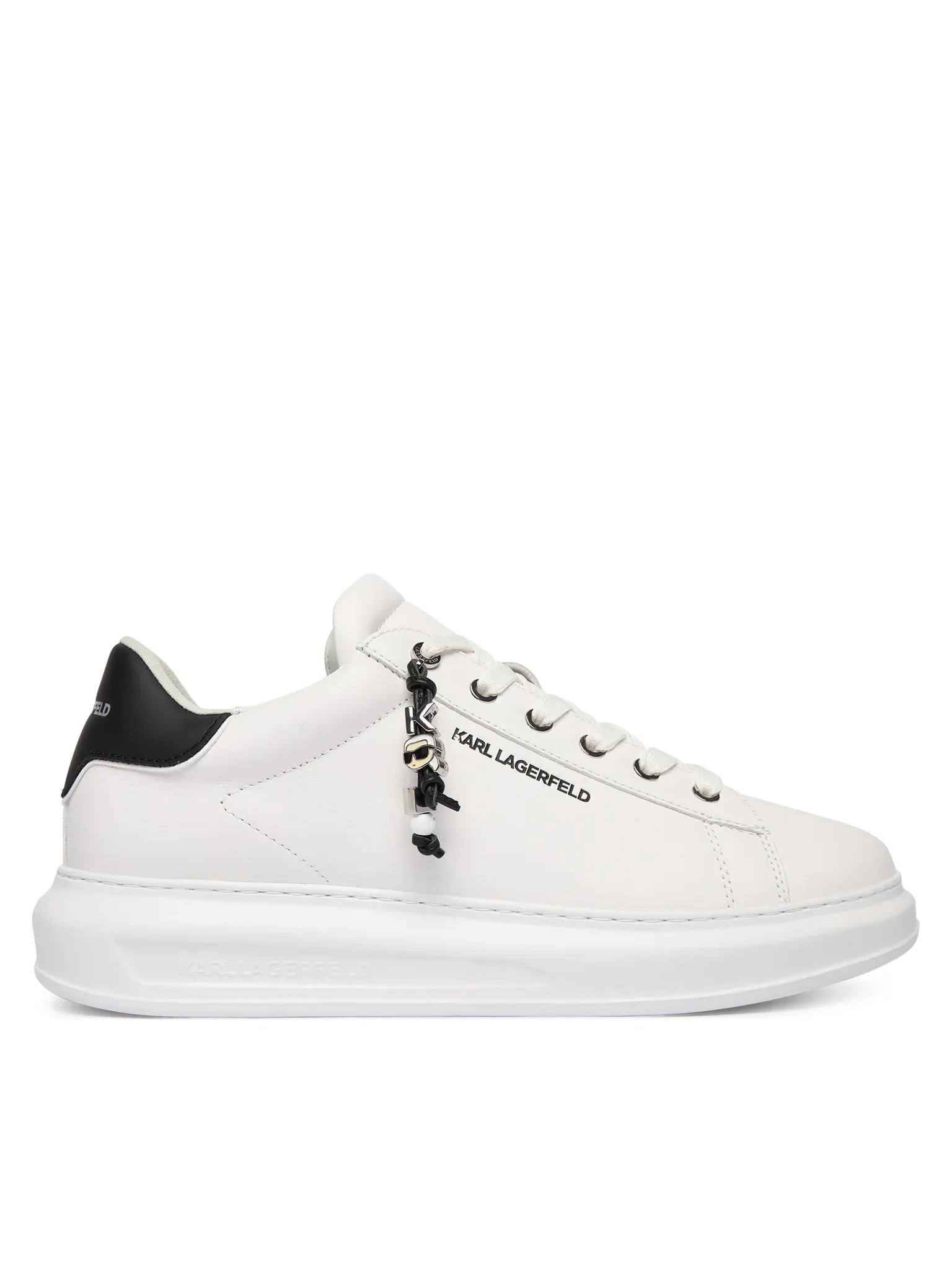 Sapatilhas Karl Lagerfeld Tassel Key Chain Branco | ZUKY Jeans