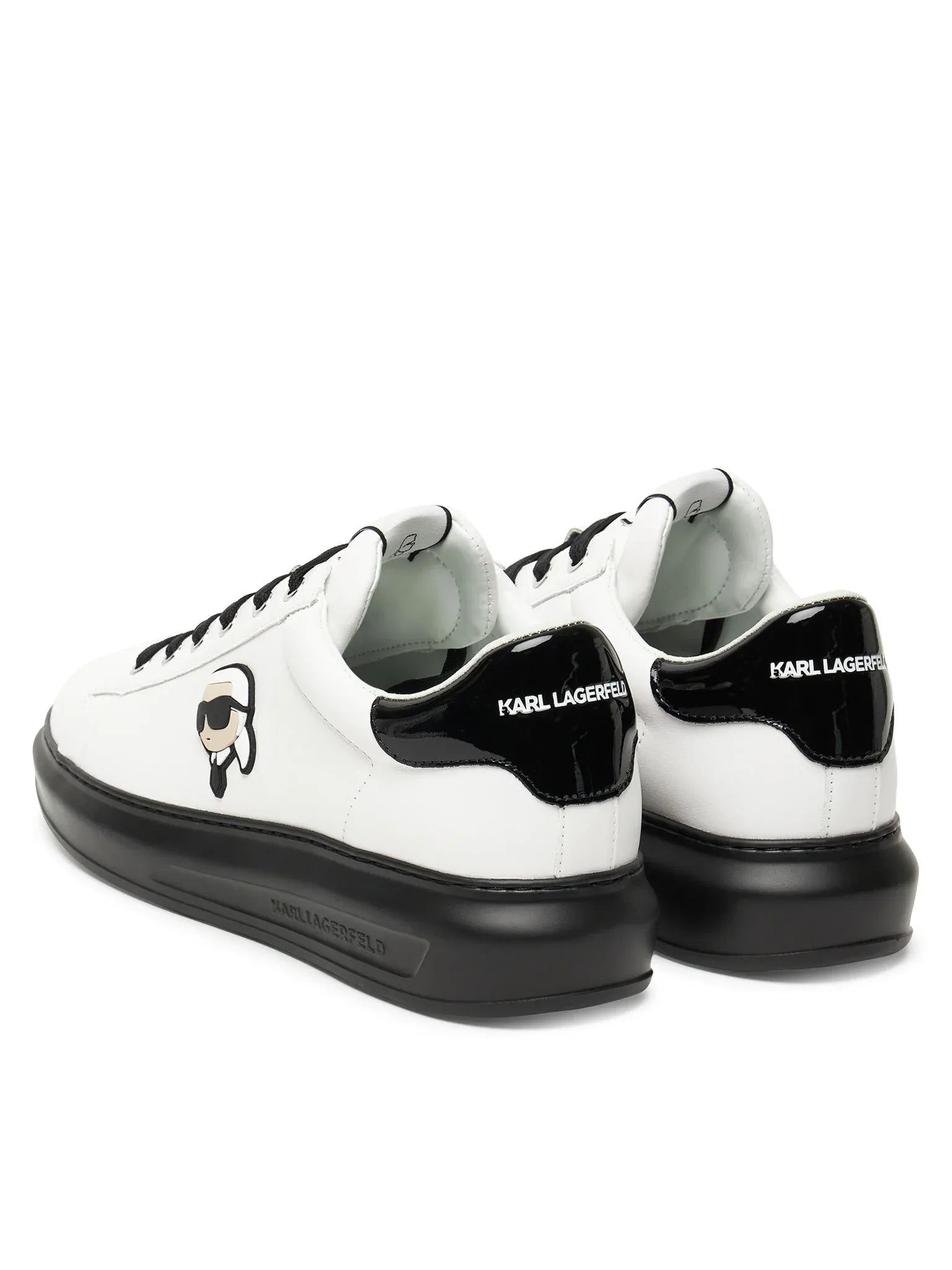 Karl Lagerfeld Sapatilhas Sneakers Shoes Kl52530n Whi Black Branco Preto_shot3