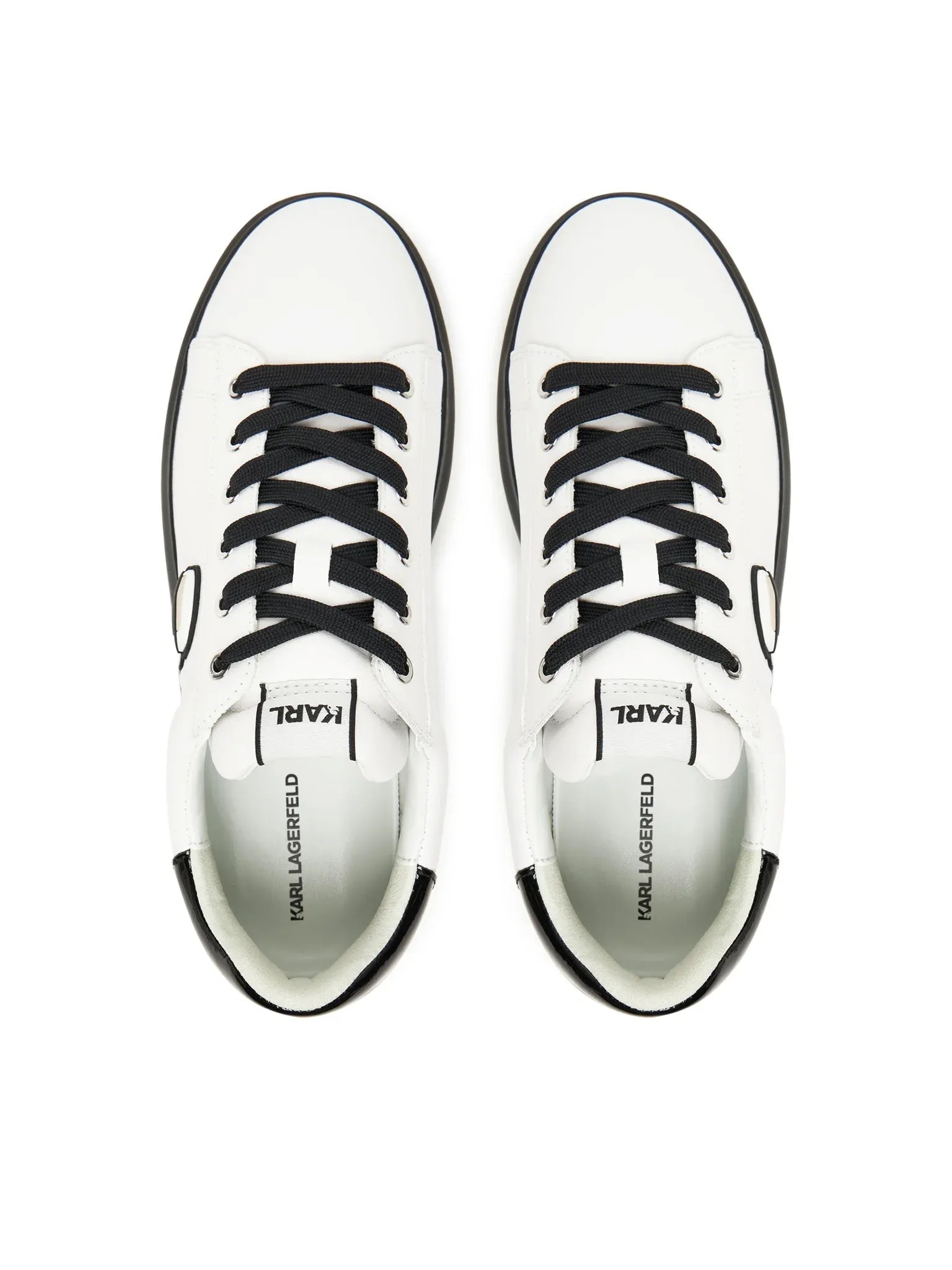 Karl Lagerfeld Sapatilhas Sneakers Shoes Kl52530n Whi Black Branco Preto_shot5