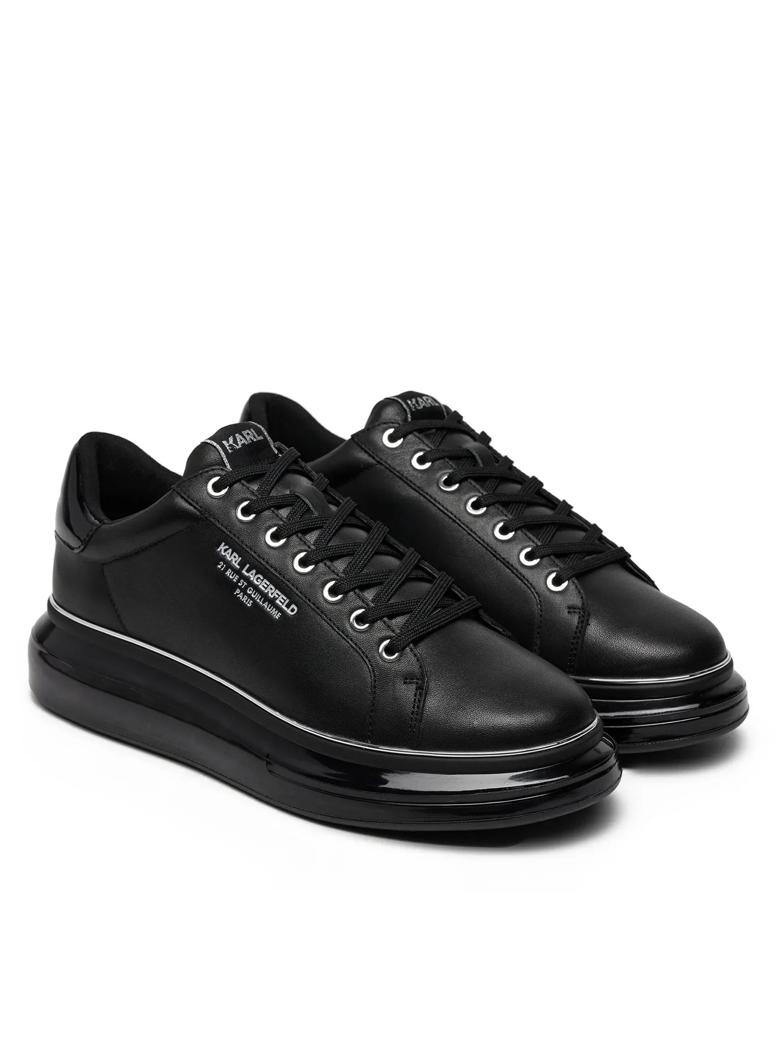 Karl Lagerfeld Sapatilhas Sneakers Shoes Kl52615 Triple Blk Preto_shot2
