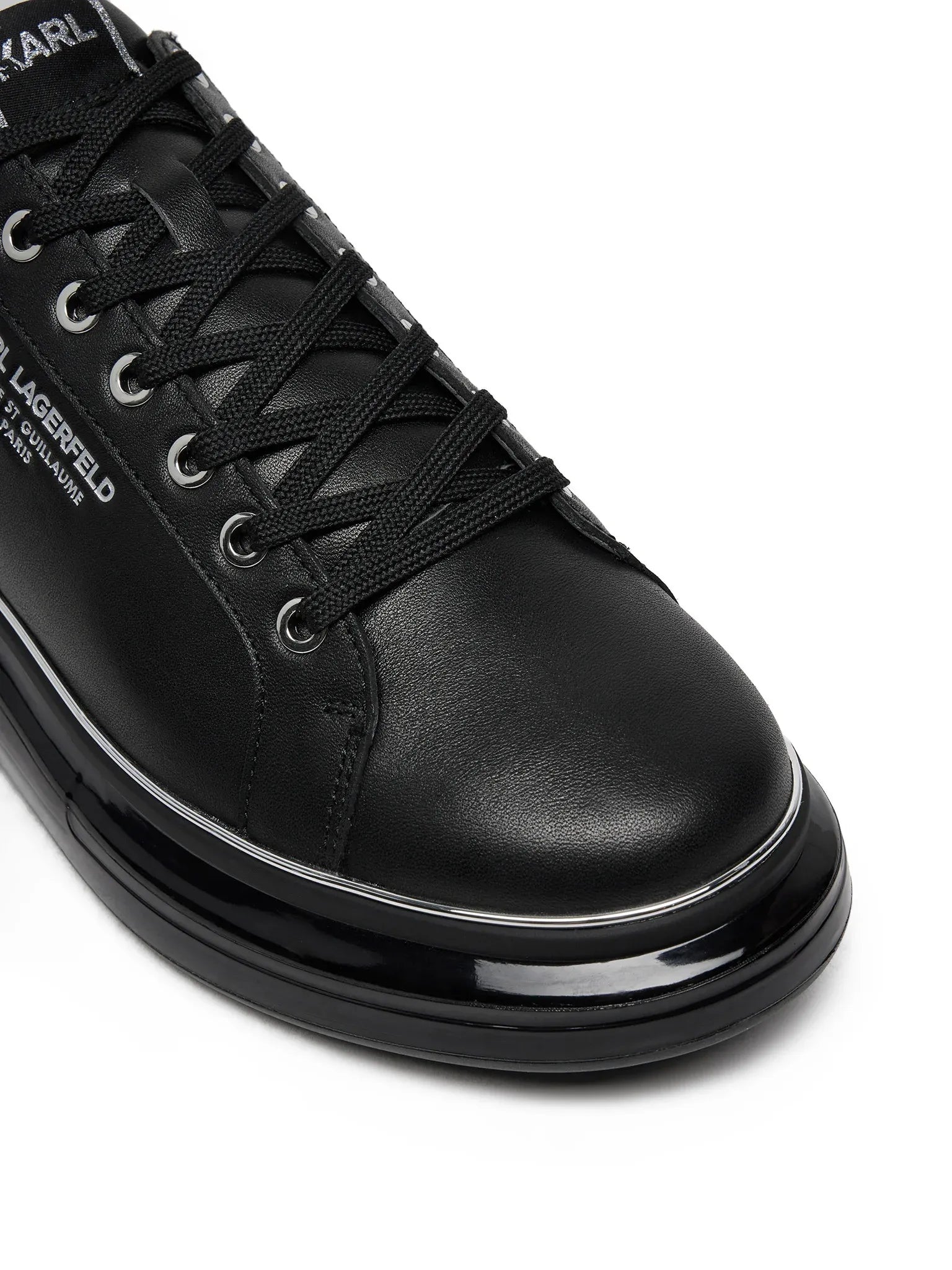 Karl Lagerfeld Sapatilhas Sneakers Shoes Kl52615 Triple Blk Preto_shot6