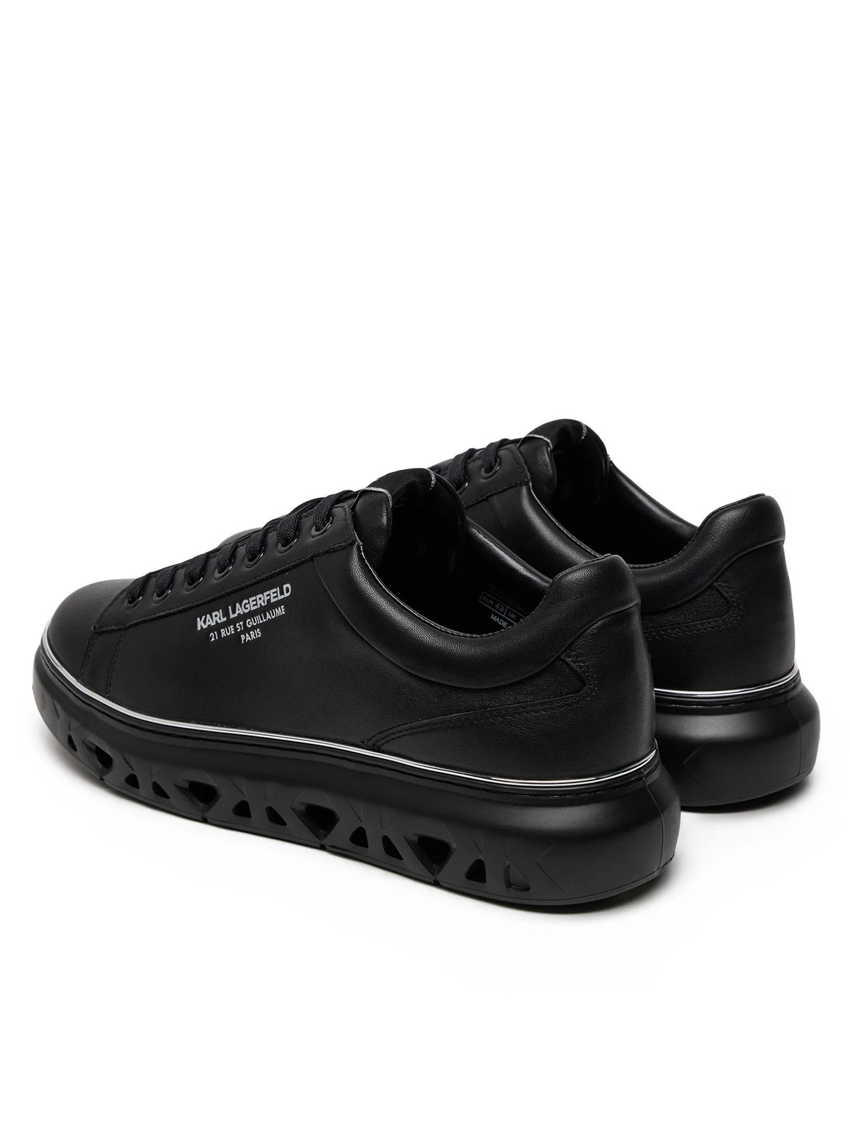 Karl Lagerfeld Sapatilhas Sneakers Shoes Kl54525 Triple Blk Preto_shot2