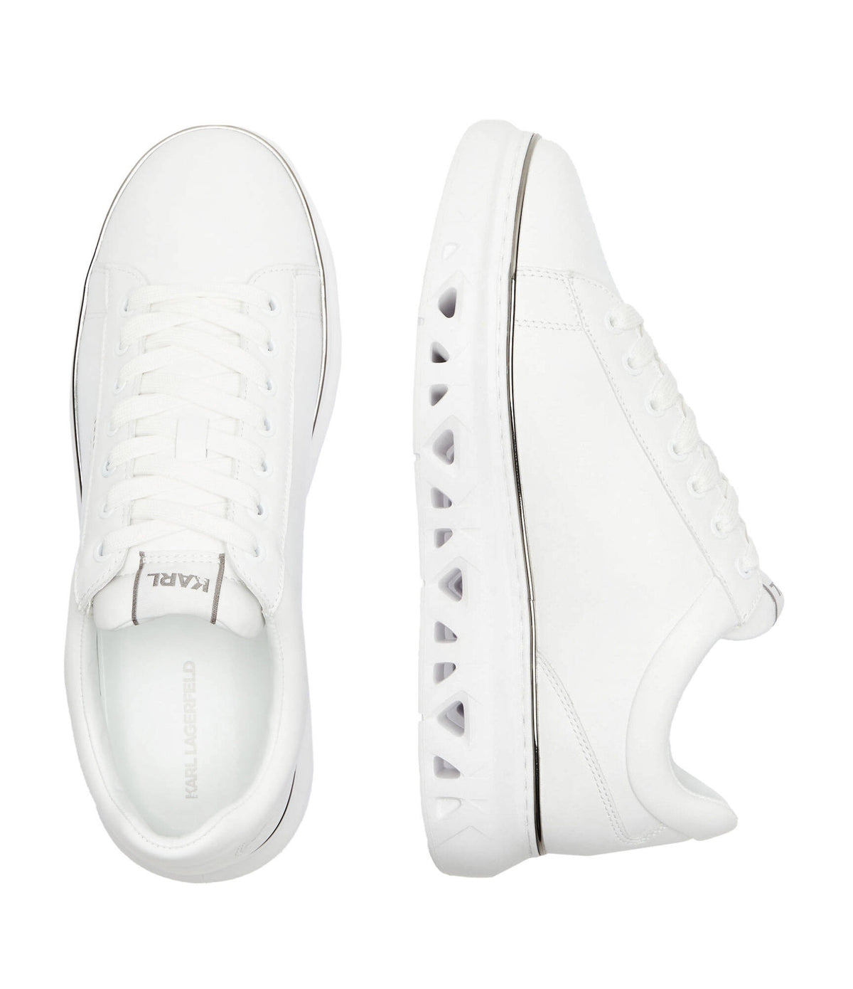 Karl Lagerfeld Sapatilhas Sneakers Shoes Kl54525 White Branco_shot3