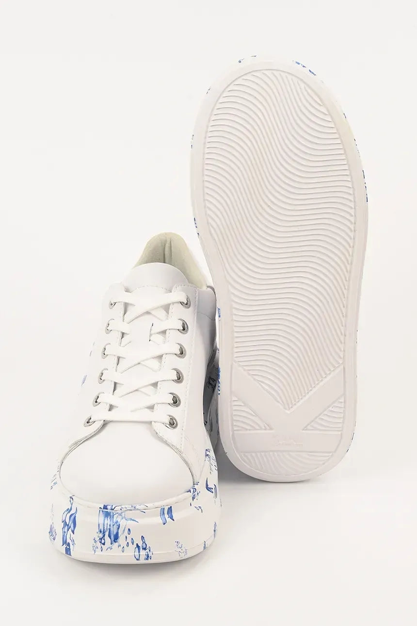 Karl Lagerfeld Sapatilhas Sneakers Shoes Kl63511f White Lila Branco Lilac_shot3