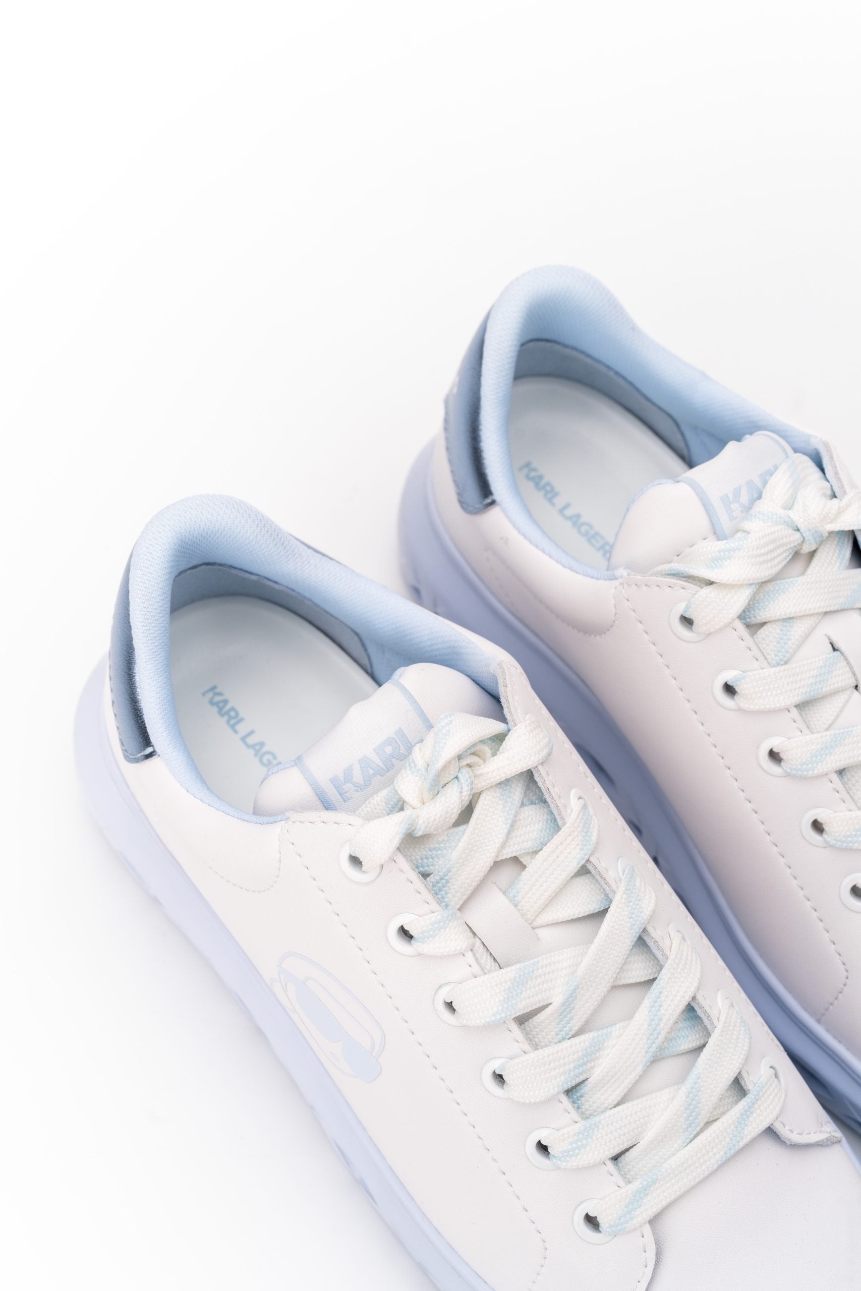 Karl Lagerfeld Sapatilhas Sneakers Shoes Kl64525 Whi Blue Branco Azul_shot4