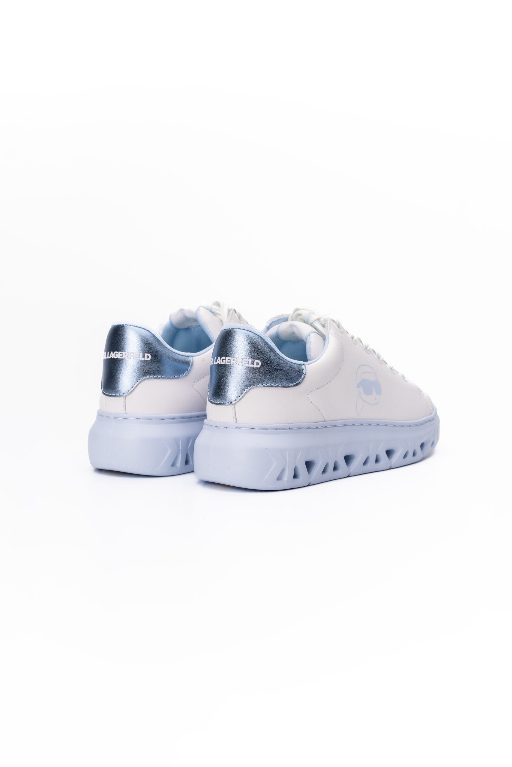 Karl Lagerfeld Sapatilhas Sneakers Shoes Kl64525 Whi Blue Branco Azul_shot5