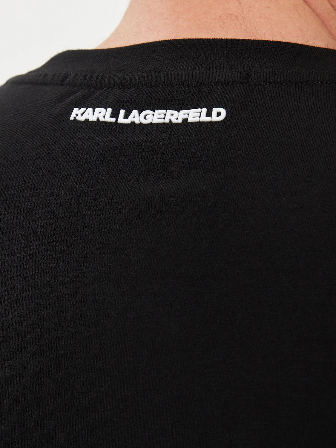 Karl Lagerfeld T Shirt Kl755037 Black Preto_shot2