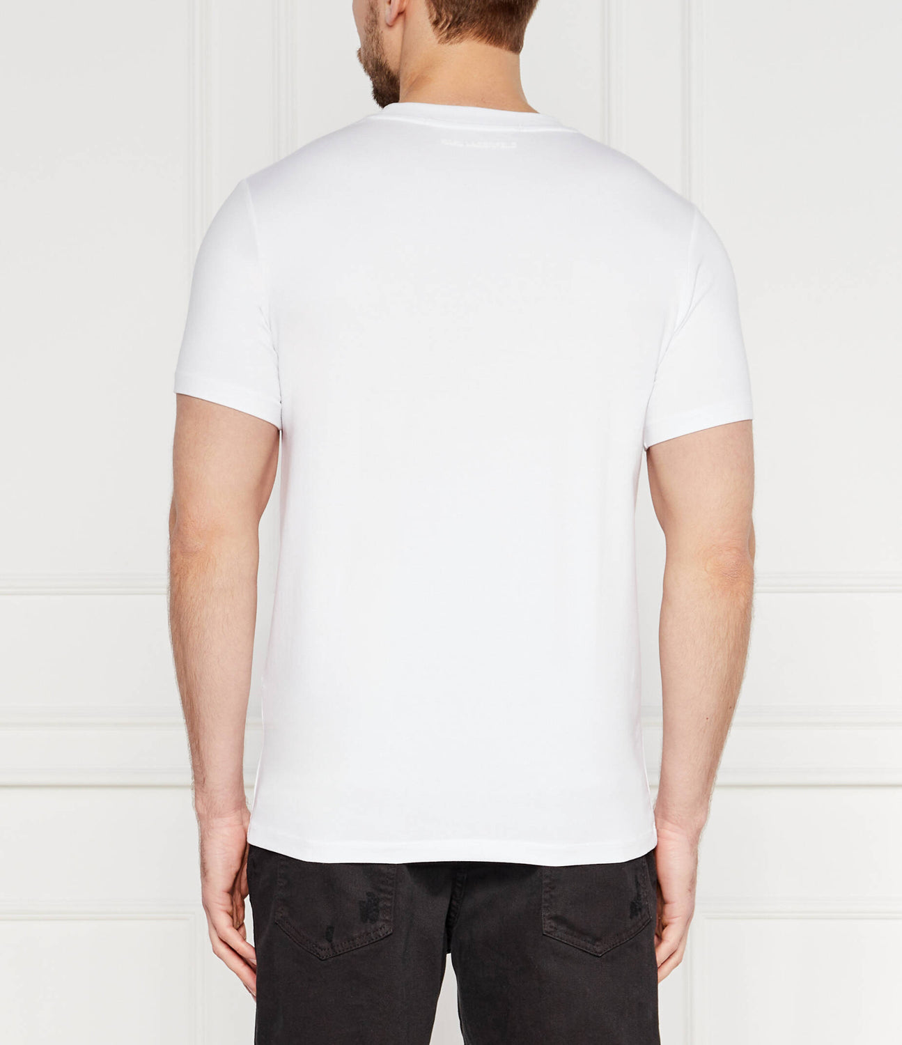 Karl Lagerfeld T Shirt Kl755037 White Branco_shot2