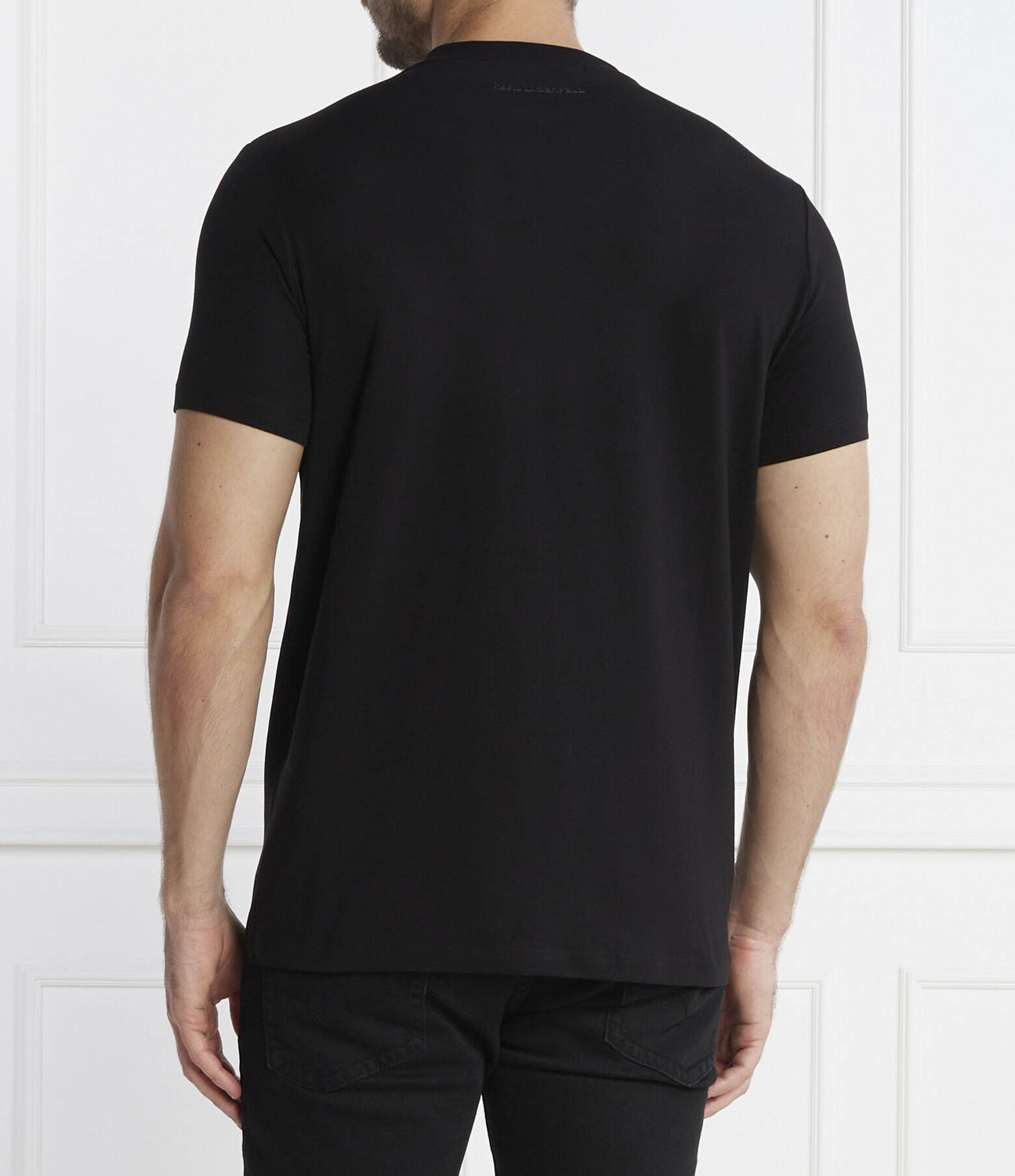Karl Lagerfeld T Shirt Kl755040 Black Preto_shot2