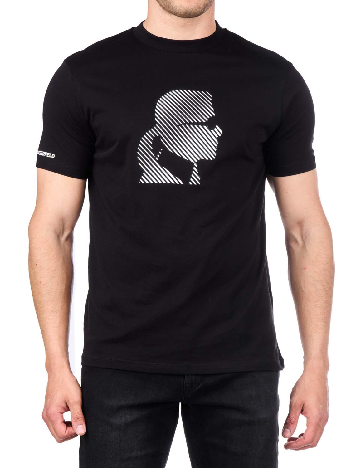Karl Lagerfeld T Shirt Kl755052 Black Preto_shot1