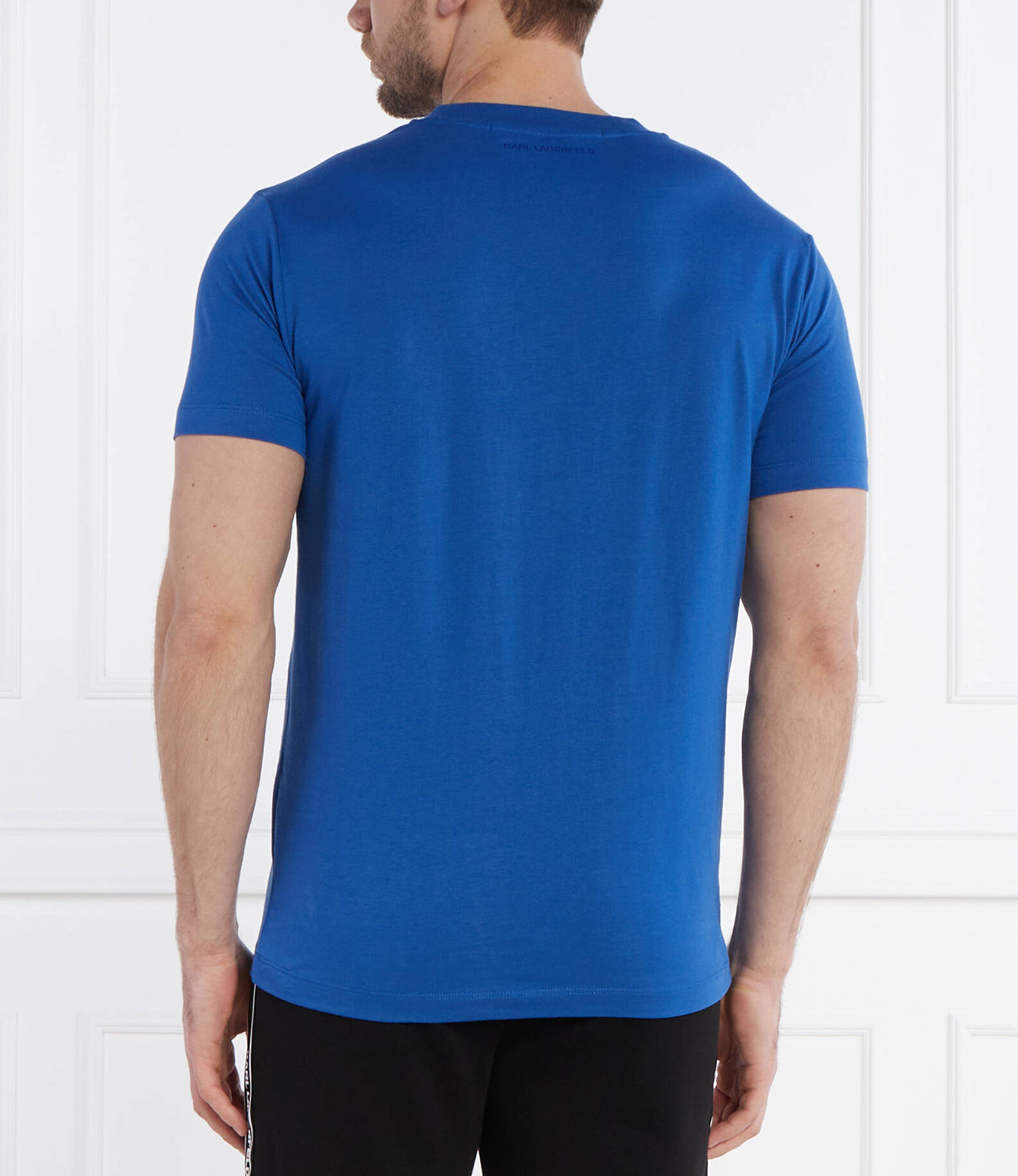 Karl Lagerfeld T Shirt Kl755061 Royal Blue Azul Royal_shot2