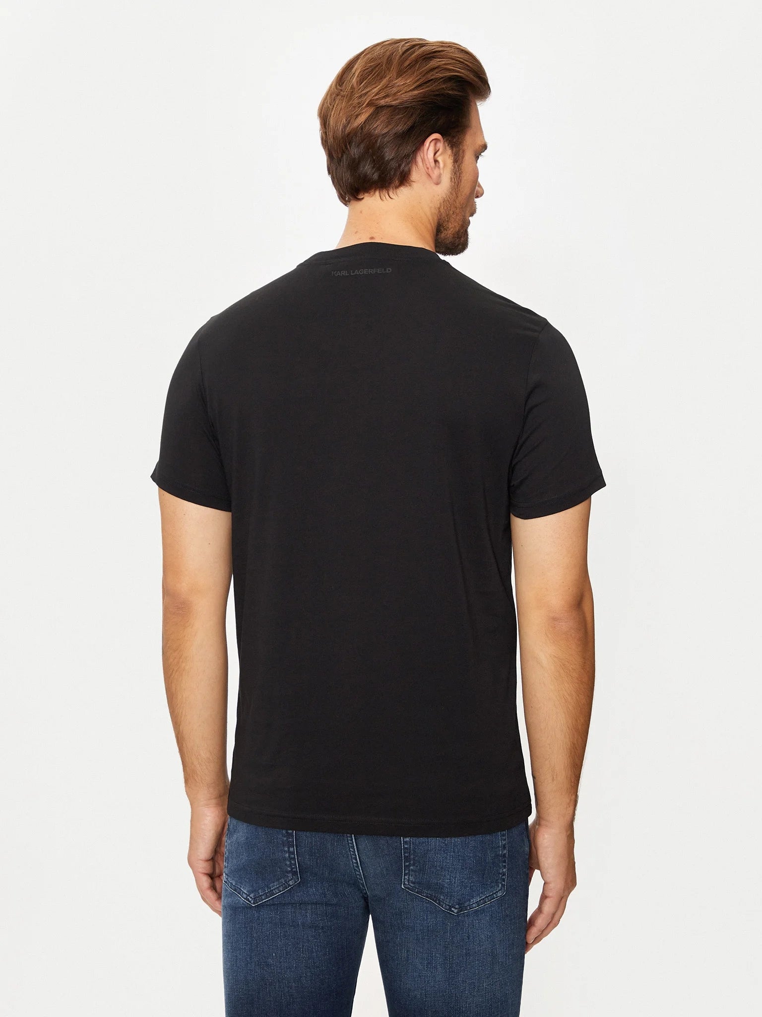 Karl Lagerfeld T Shirt Kl755077 Black Preto_shot1