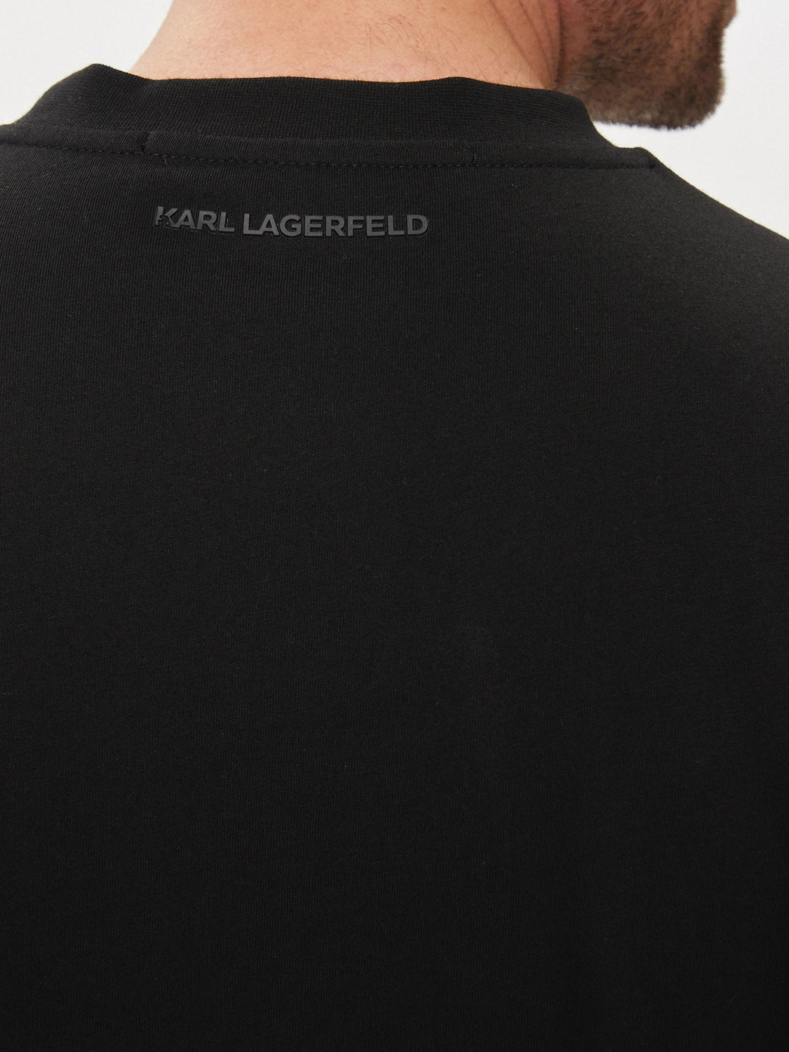 Karl Lagerfeld T Shirt Kl755082 Black Preto_shot3