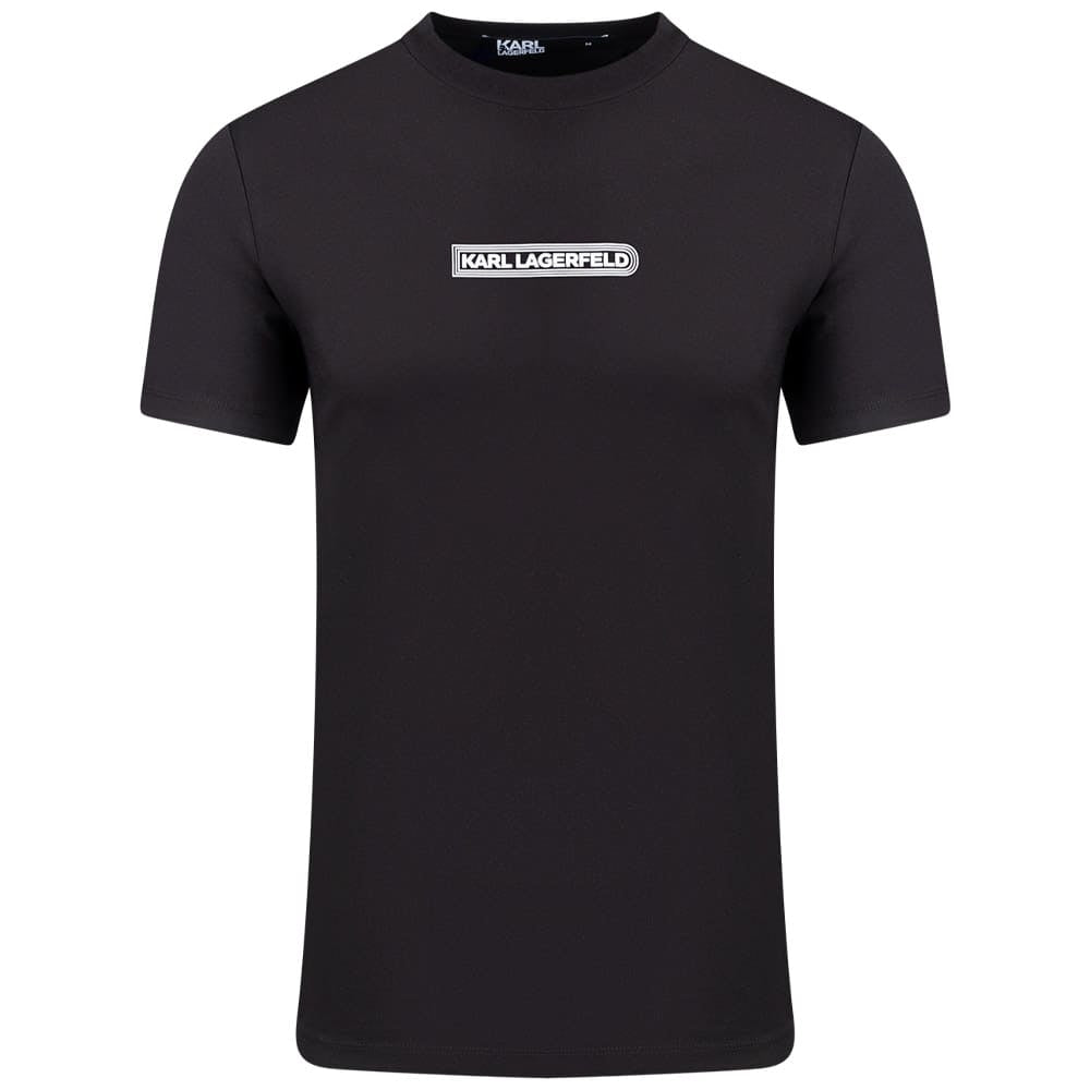 Karl Lagerfeld T Shirt Kl755085 Black Preto_shot1