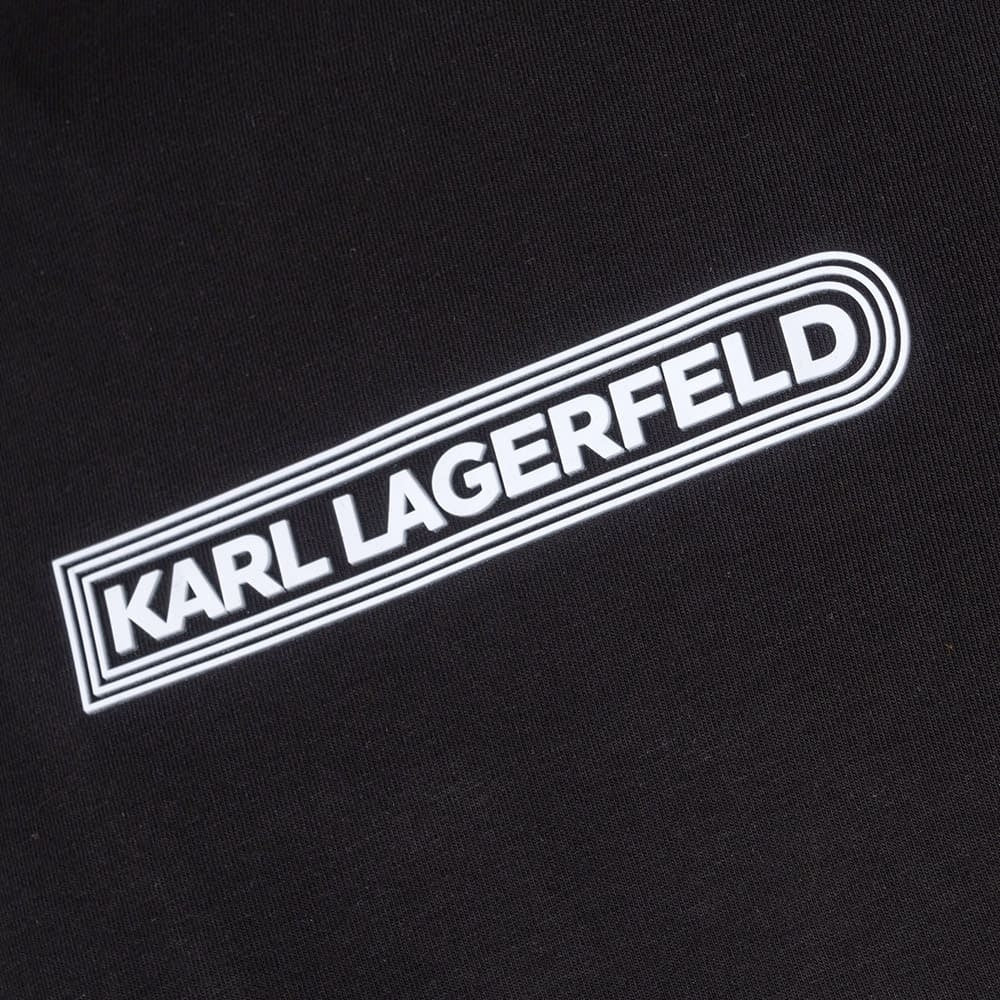 Karl Lagerfeld T Shirt Kl755085 Black Preto_shot2