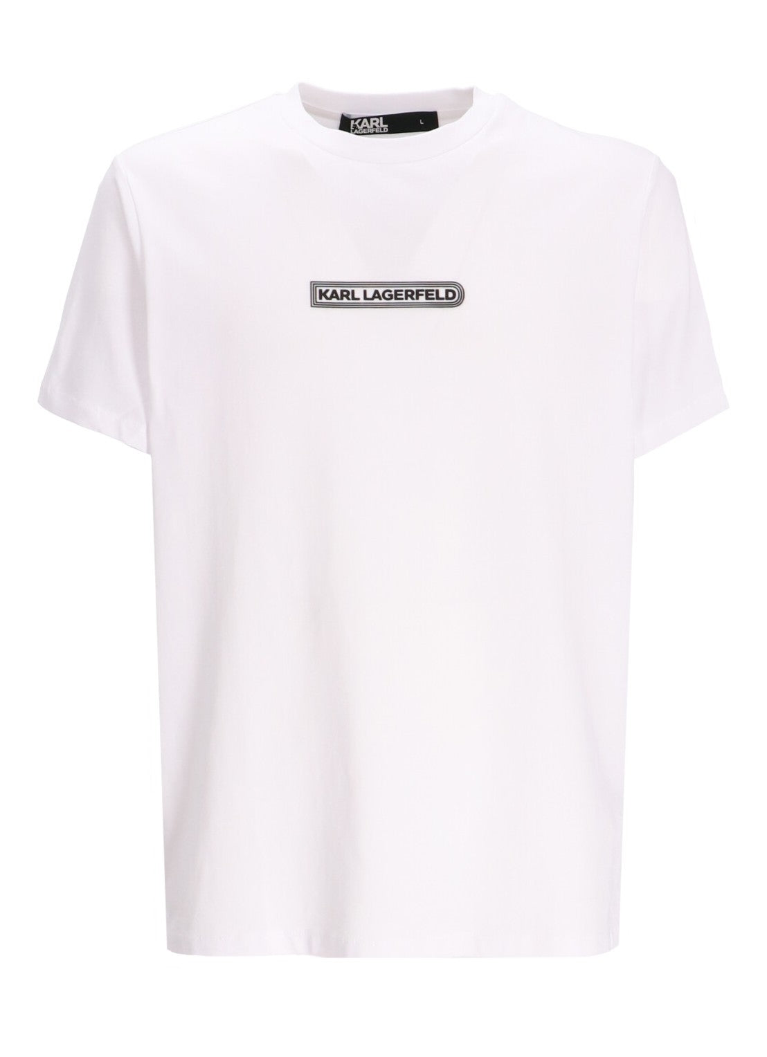 Karl Lagerfeld T Shirt Kl755085 White Branco_shot1