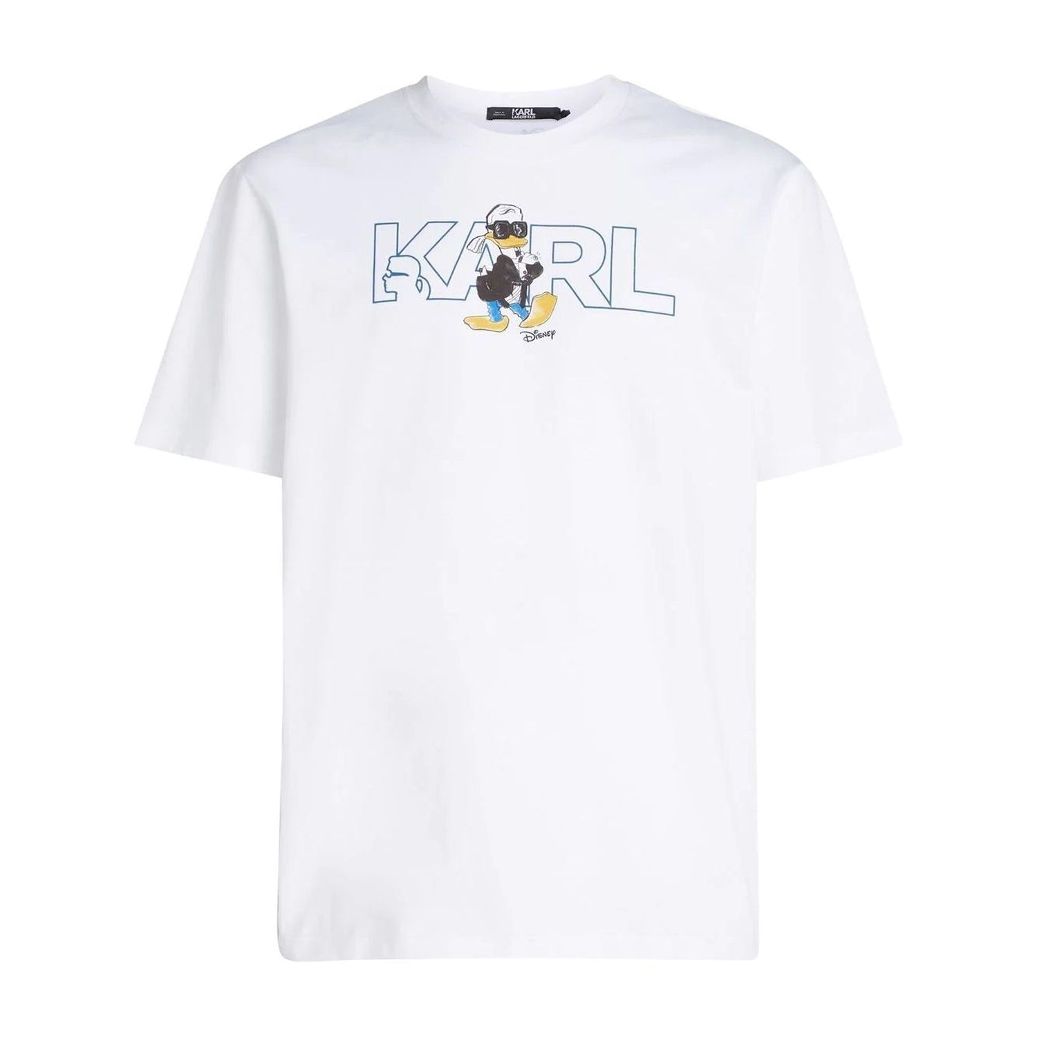 Karl Lagerfeld T Shirt Kl755097 White Branco_shot1