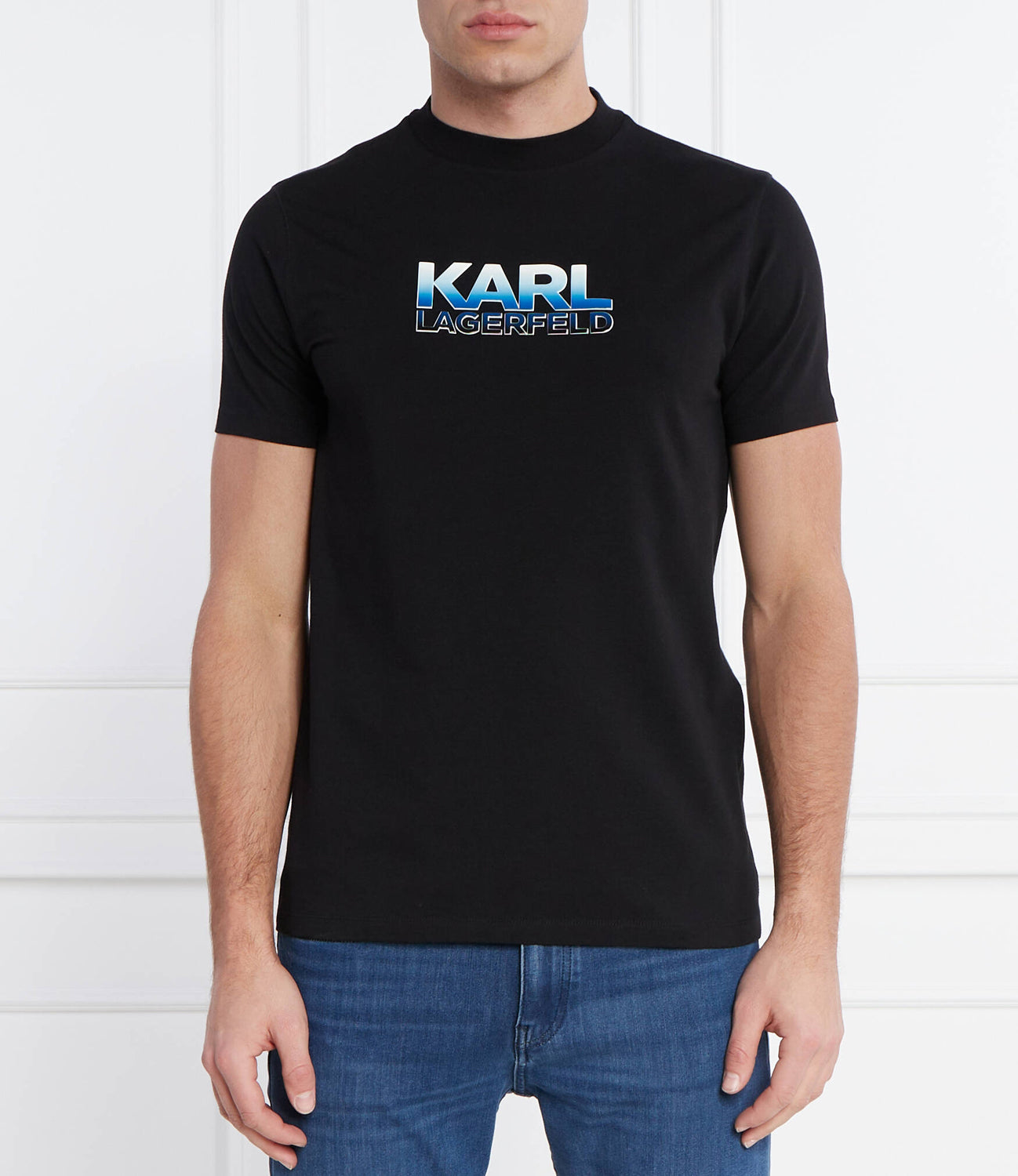 Karl Lagerfeld T Shirt Kl755402 Black Preto_shot1