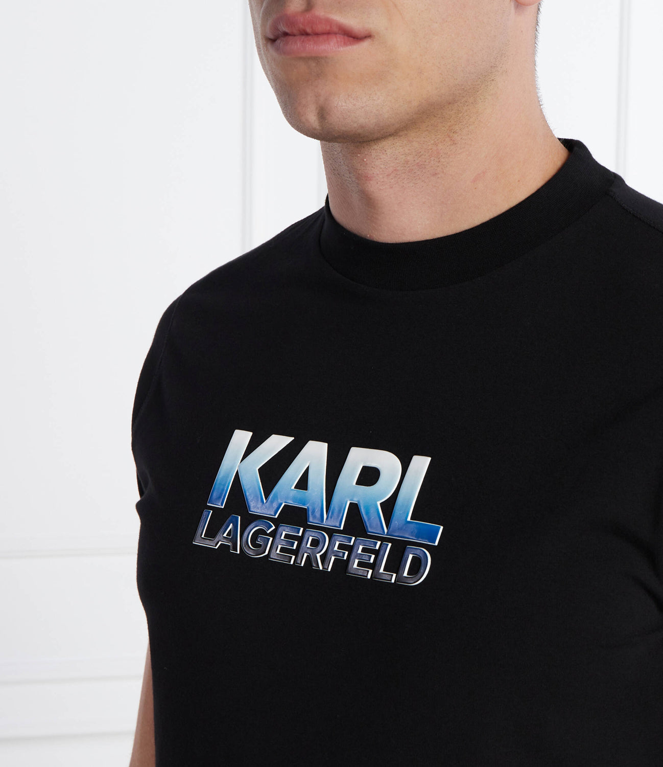 Karl Lagerfeld T Shirt Kl755402 Black Preto_shot2
