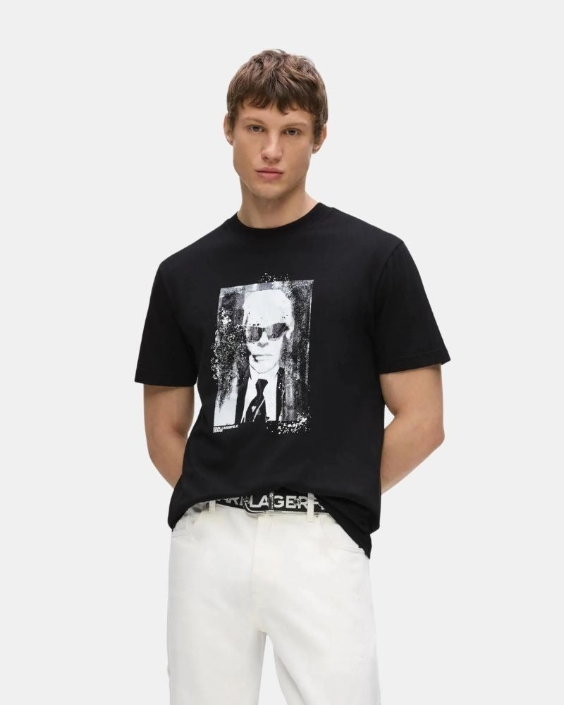 Karl Lagerfeld T Shirt Klb3m17006 Black Preto_shot2