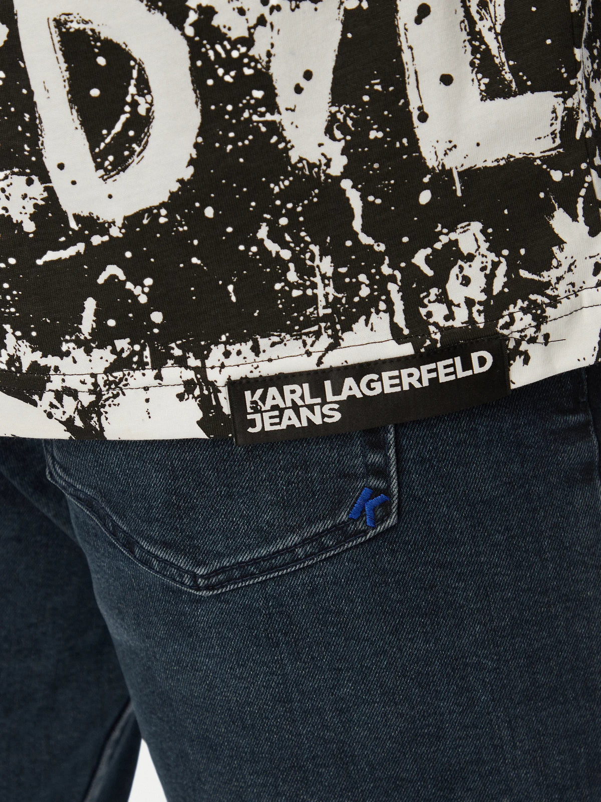 Karl Lagerfeld T Shirt Klb3m17033 Black.logo Preto_shot4