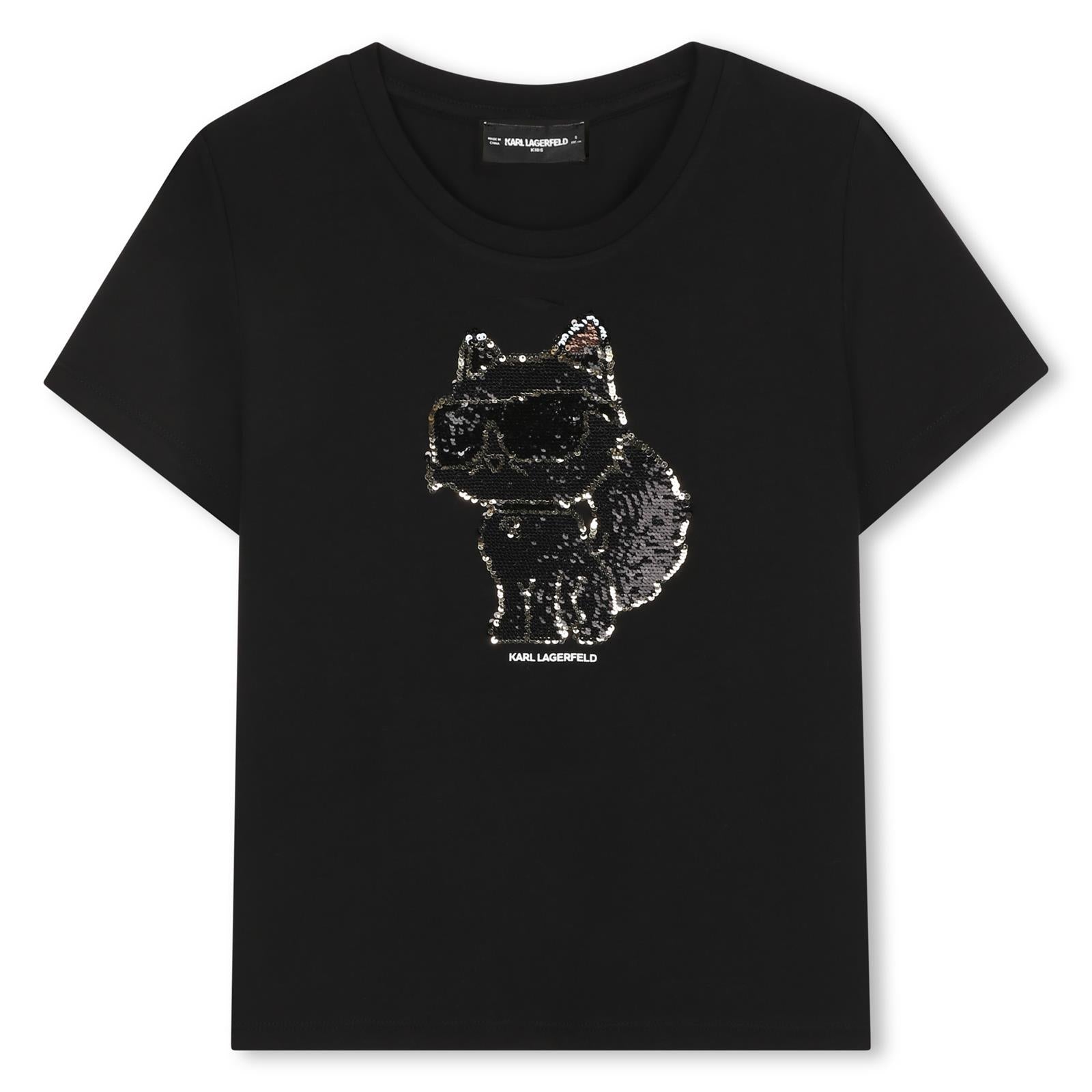 Karl Lagerfeld T Shirt Klz30944 Black Preto_shot2