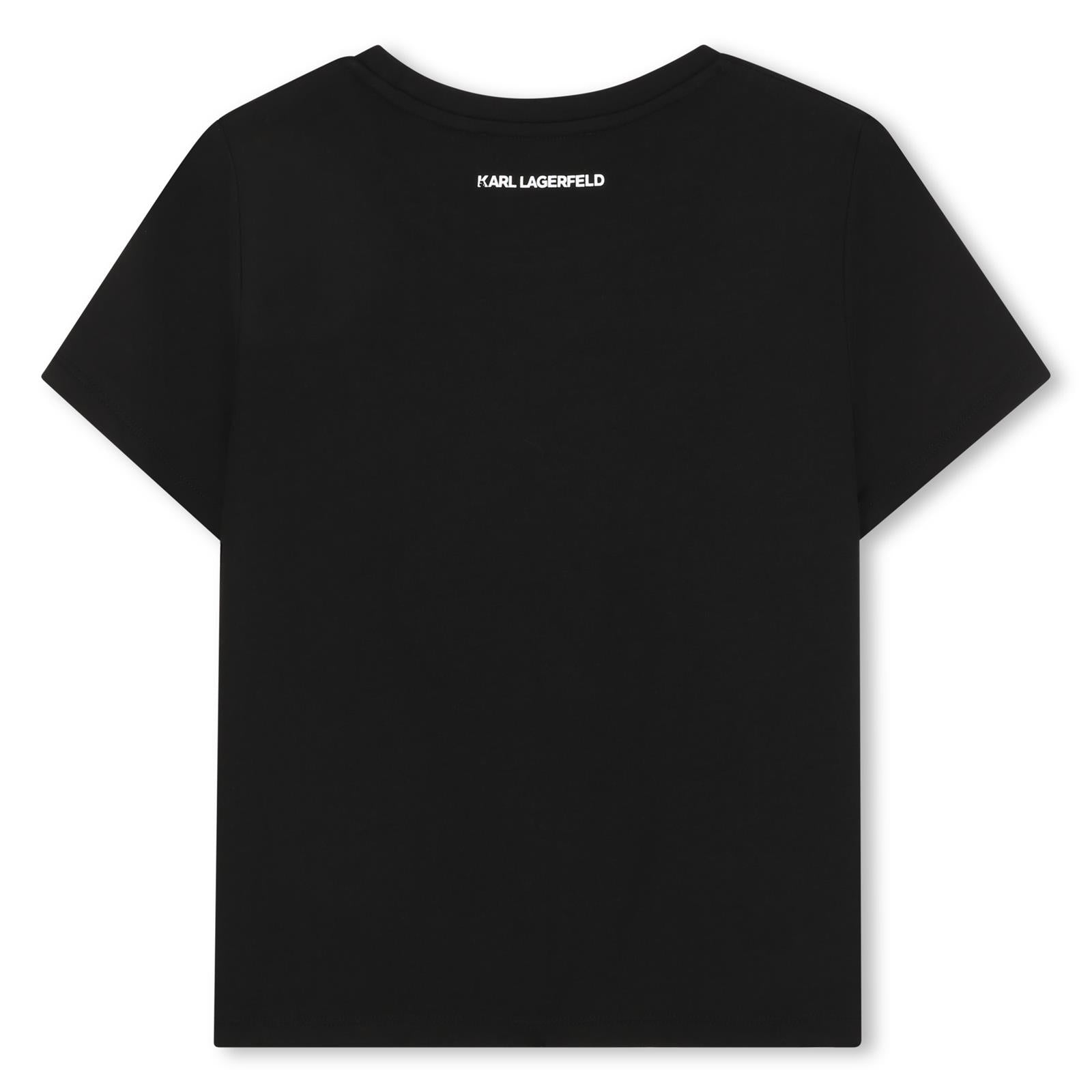 Karl Lagerfeld T Shirt Klz30944 Black Preto_shot3